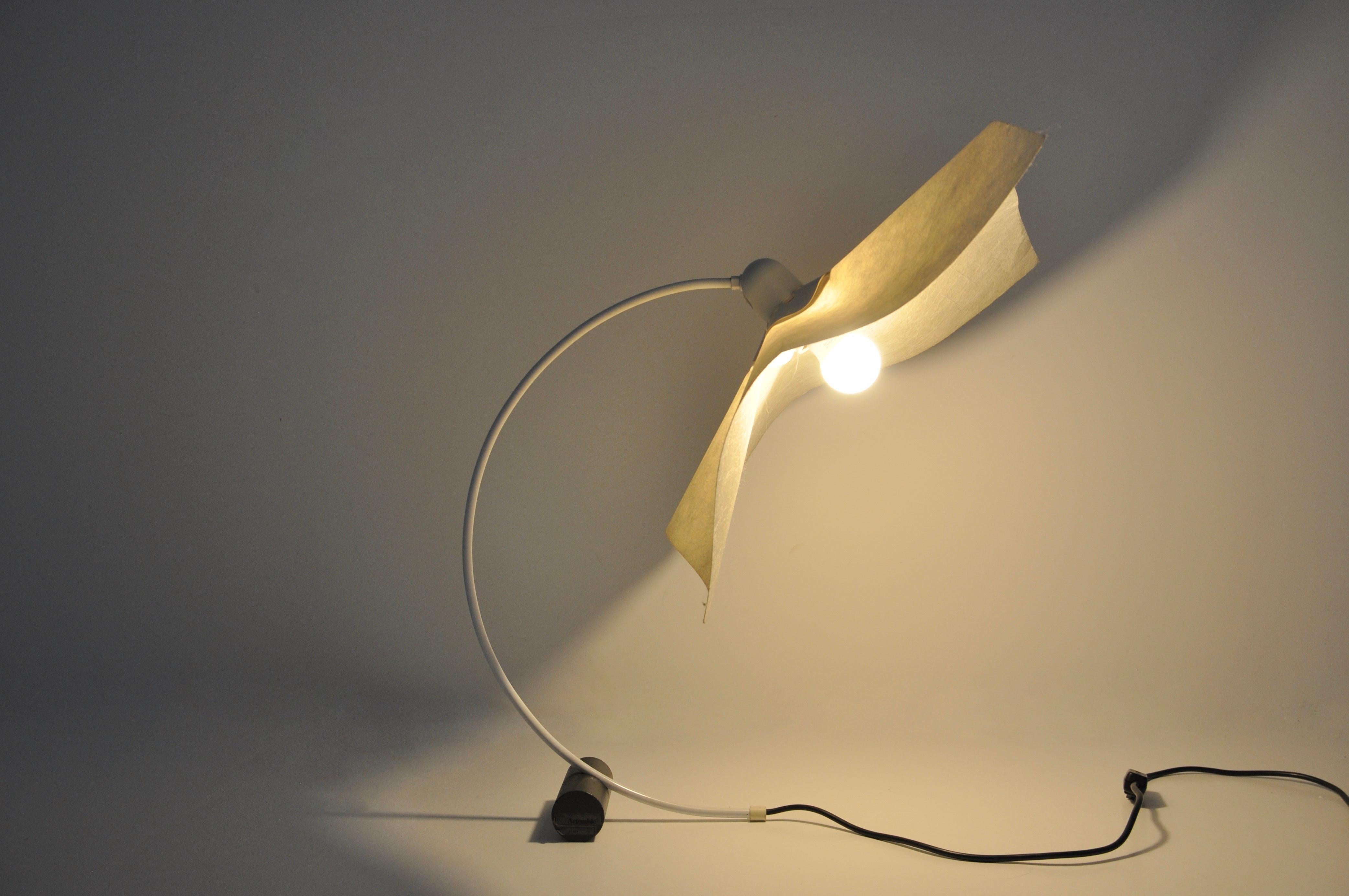 Mid-Century Modern Lampe de table Curvea de Mario Bellini pour Artemide, 1970 en vente