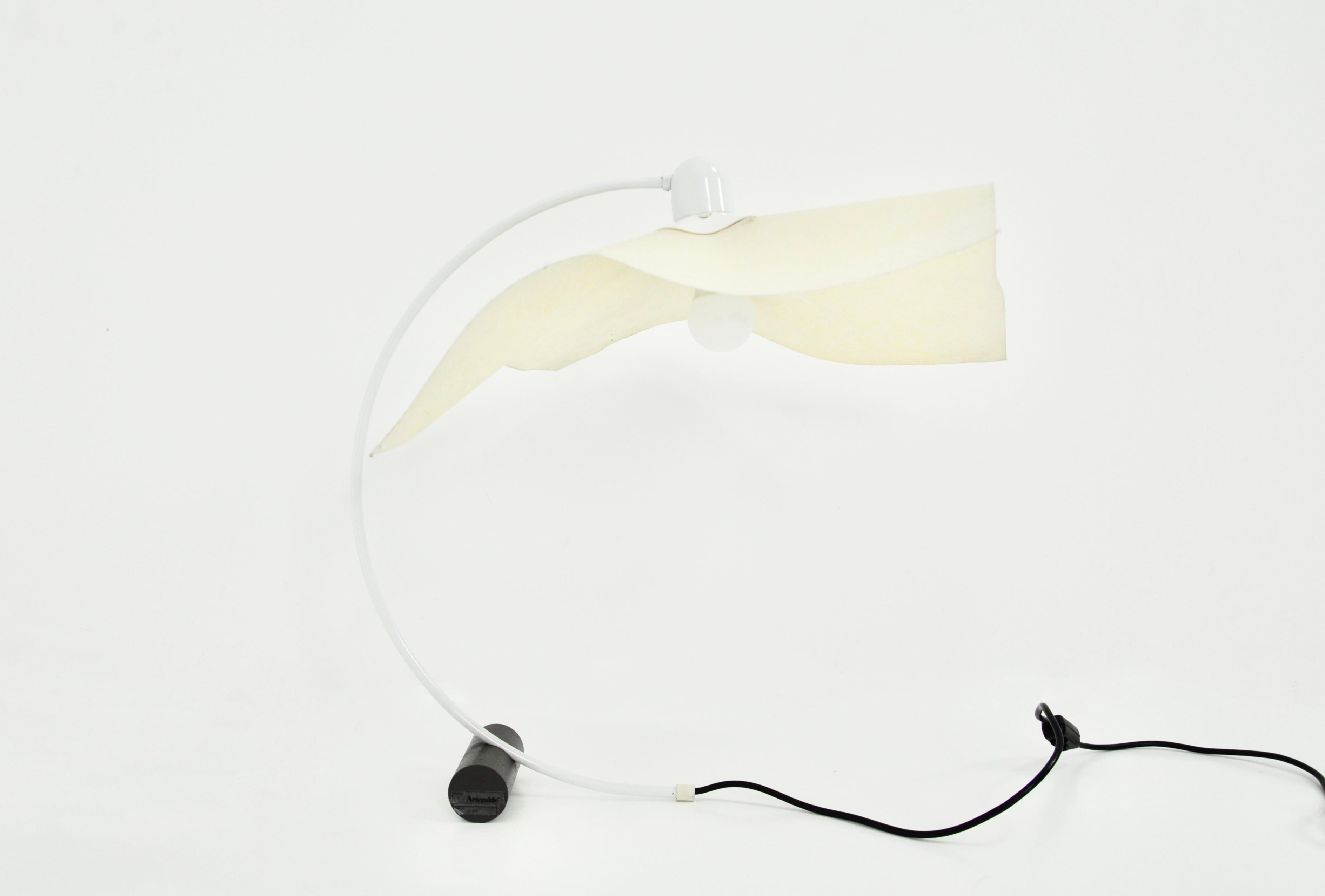 Late 20th Century Area Curvea Table Lamp by Mario Bellini for Artemide, 1970s For Sale