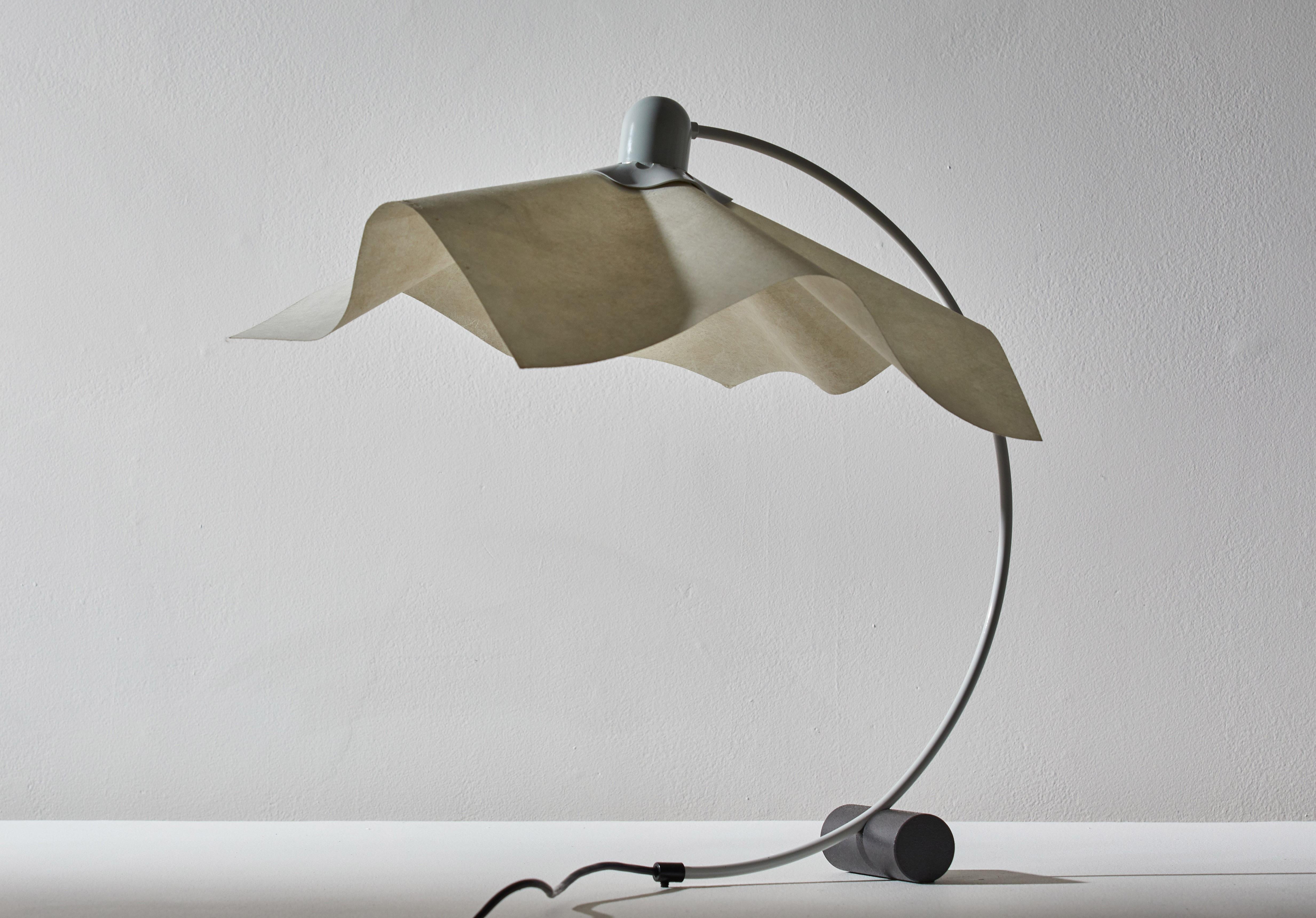 Enameled Area Curvea Table Lamp by Mario Bellini & Giorgio Origlia for Artemide