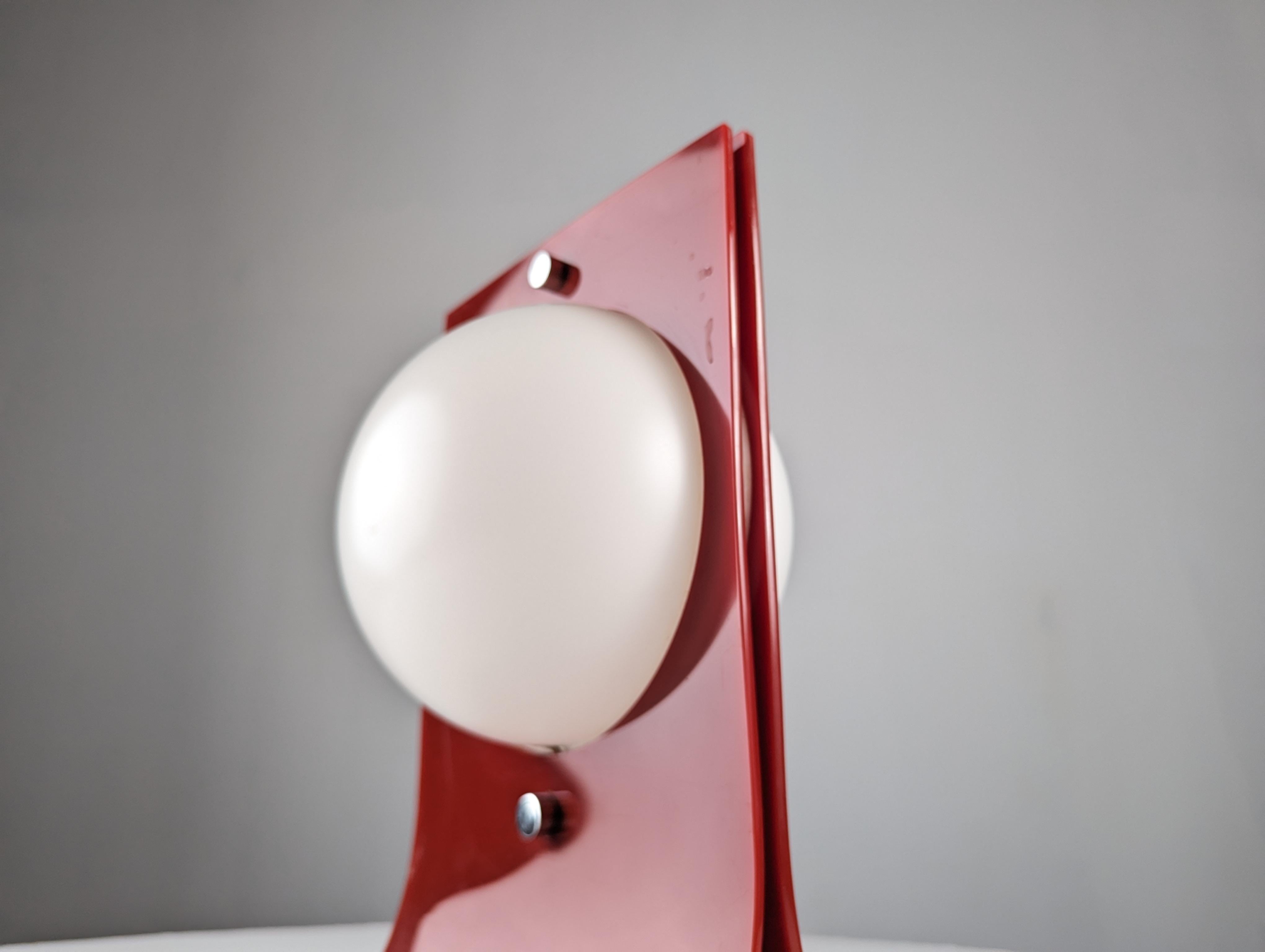 20th Century Area Lamp Red by Neal Small 1960s For Sale