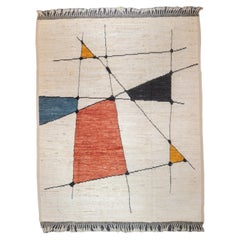 Tapis marocain contemporain en laine 8'0'' x 10'1''