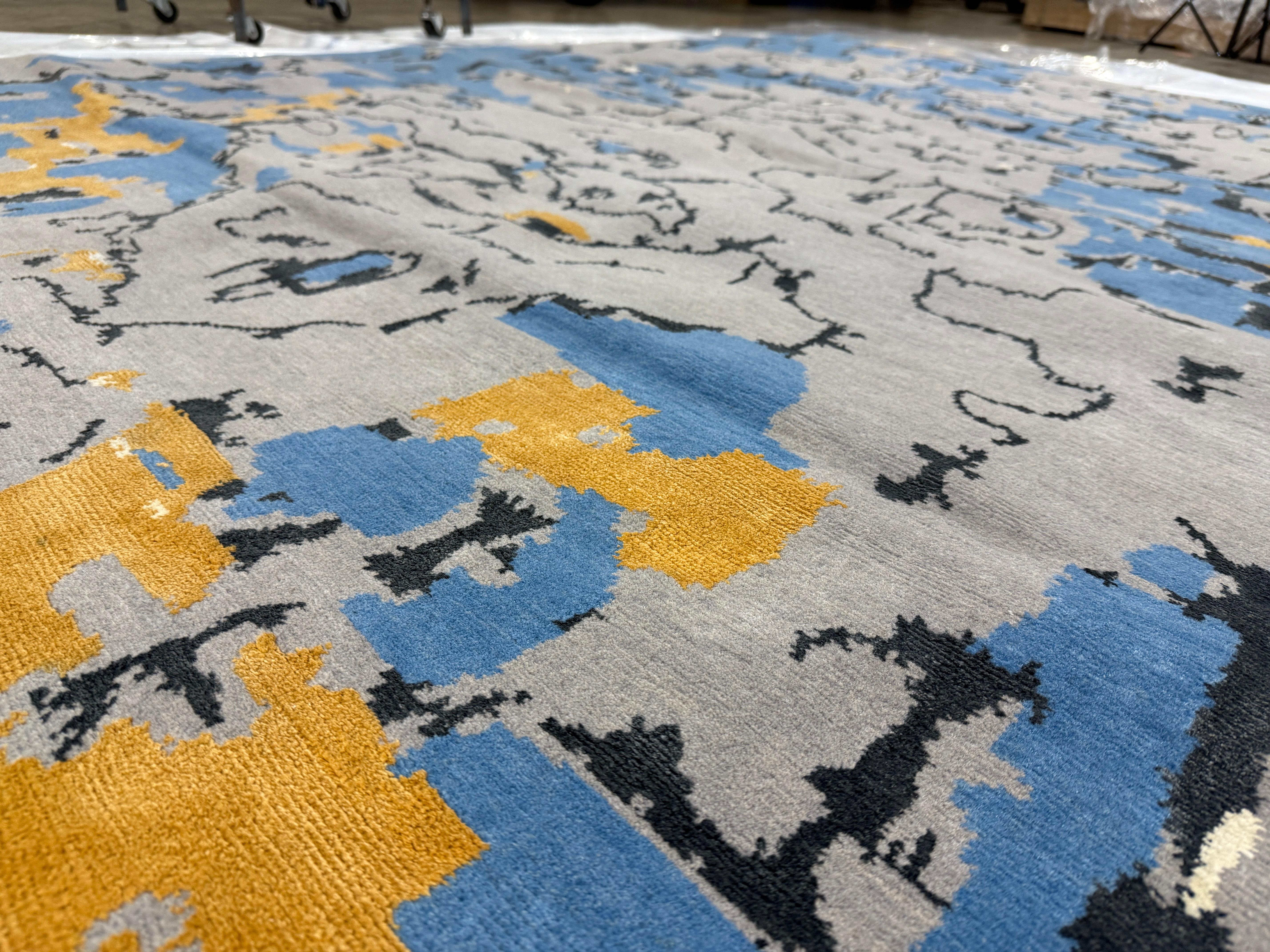 blue area rugs