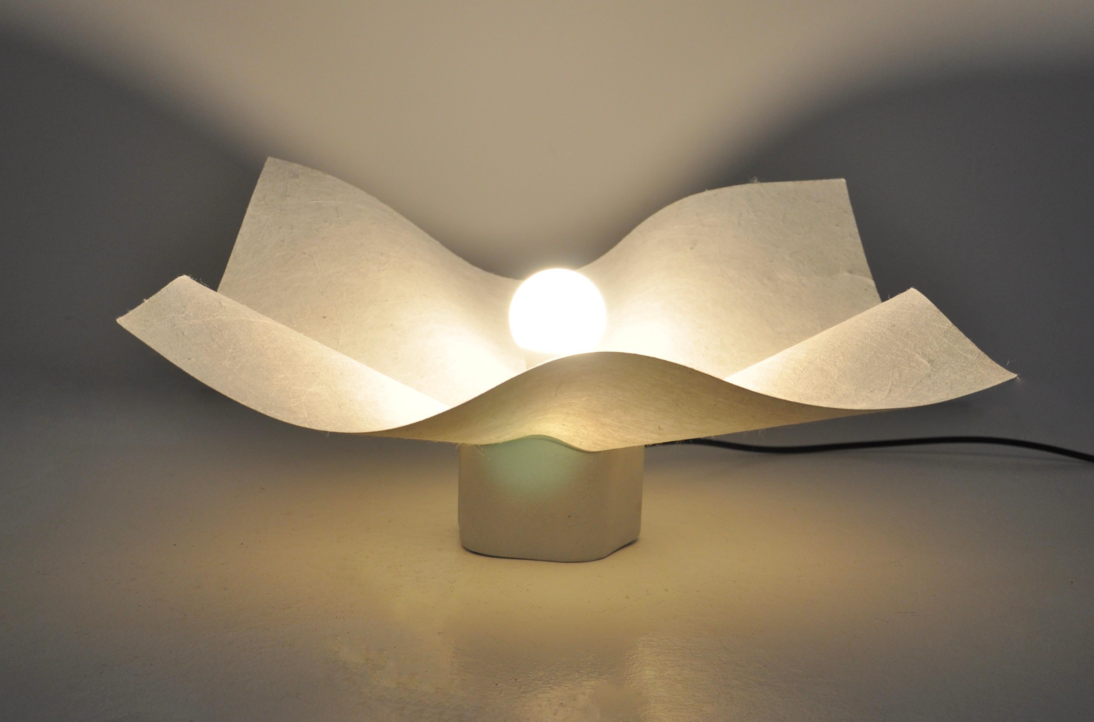 Ceramic Area Table Lamp by Mario Bellini for Artemide, 1970s For Sale