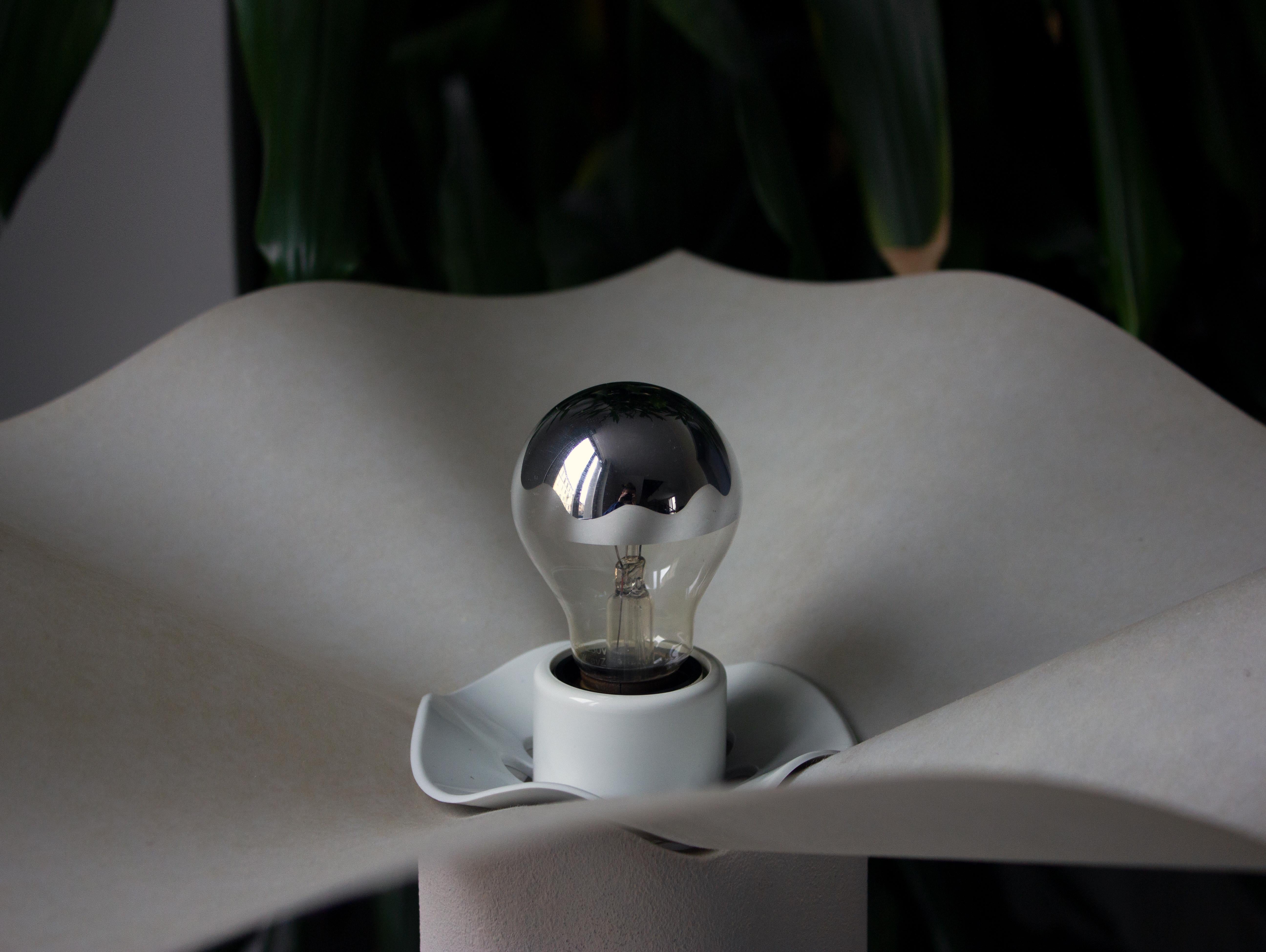 Italian Area Table Lamp (the highest and rarest) by Mario Bellini Artemide, Italy 1970s For Sale