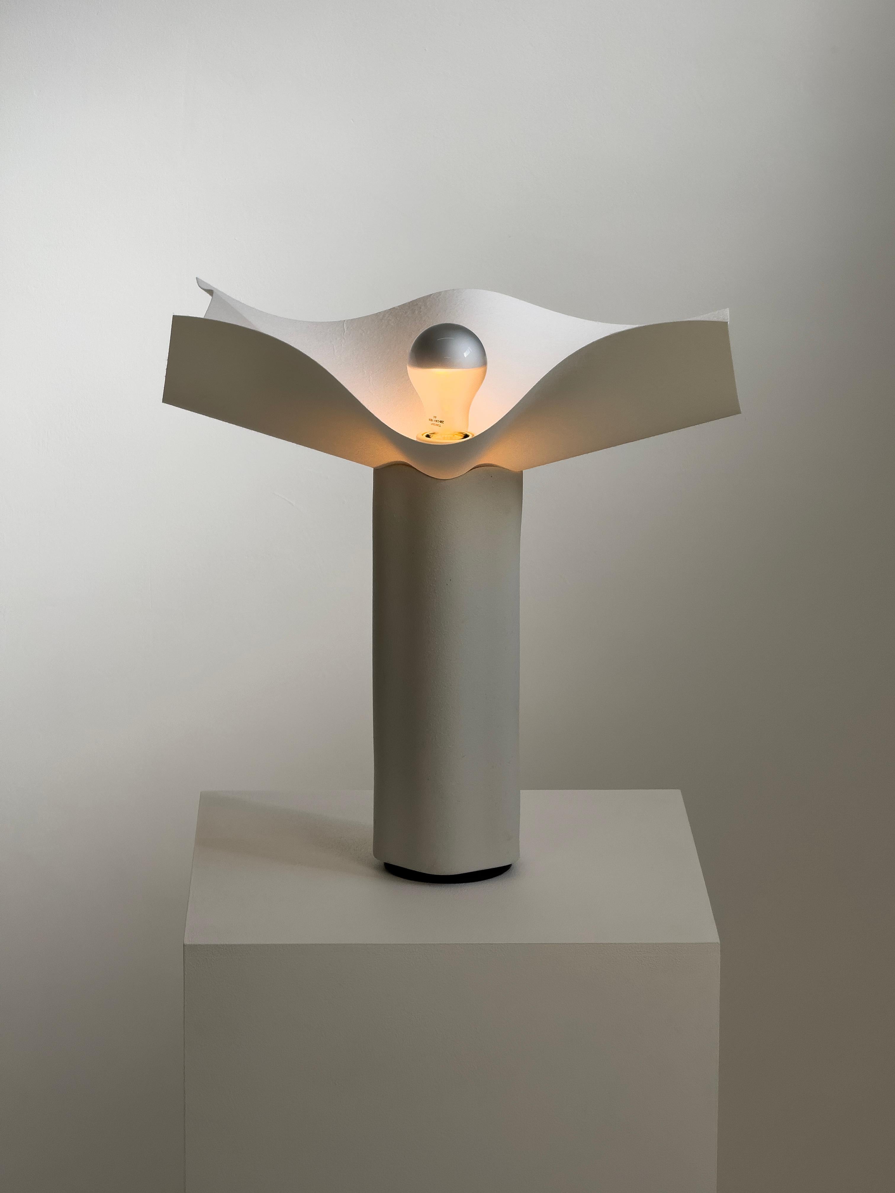 Ceramic Area Table Lamp (the highest and rarest) by Mario Bellini Artemide, Italy 1970s For Sale