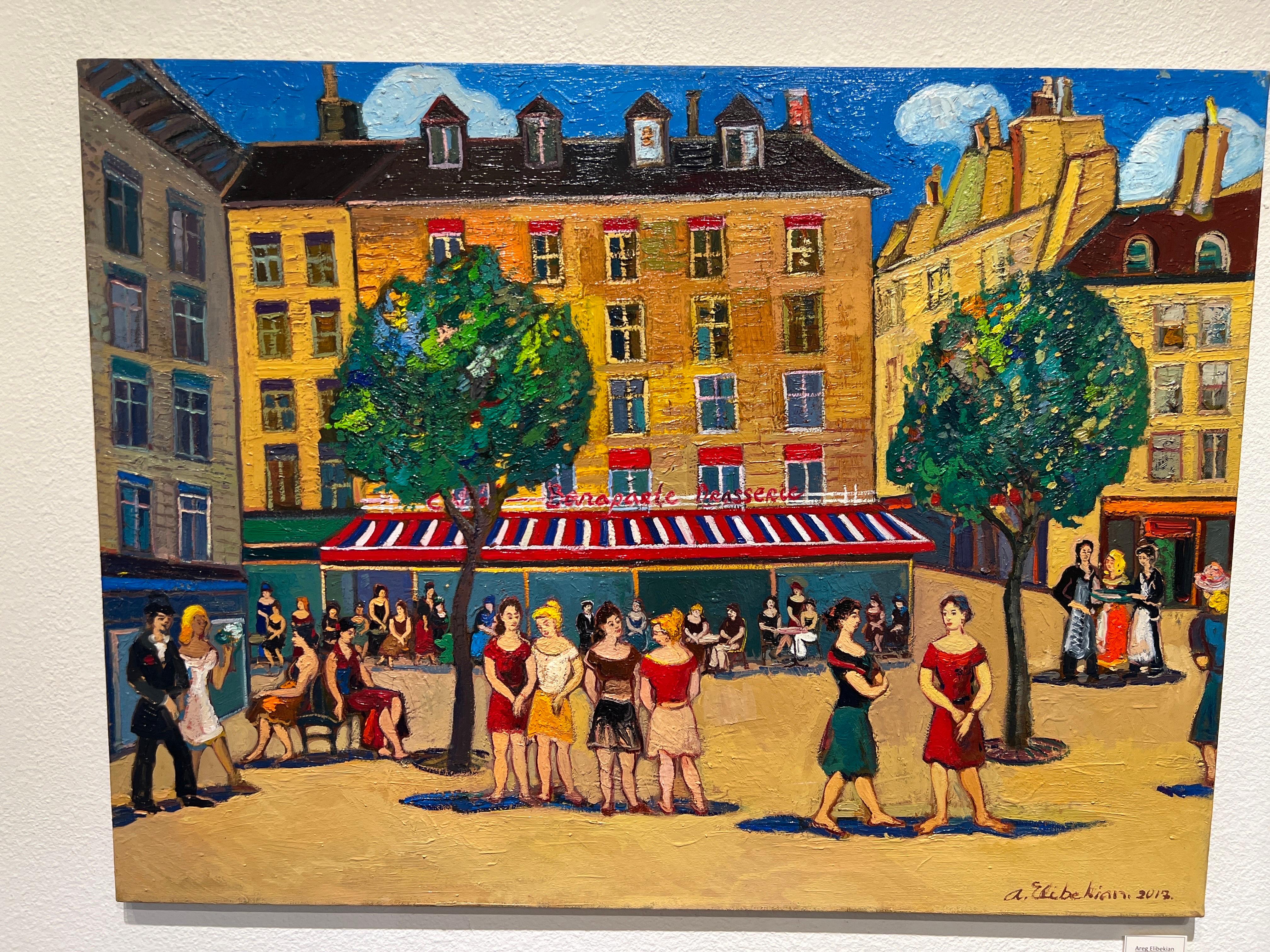 Contemporary Art, Café Bonapart, Paris . For Sale 1