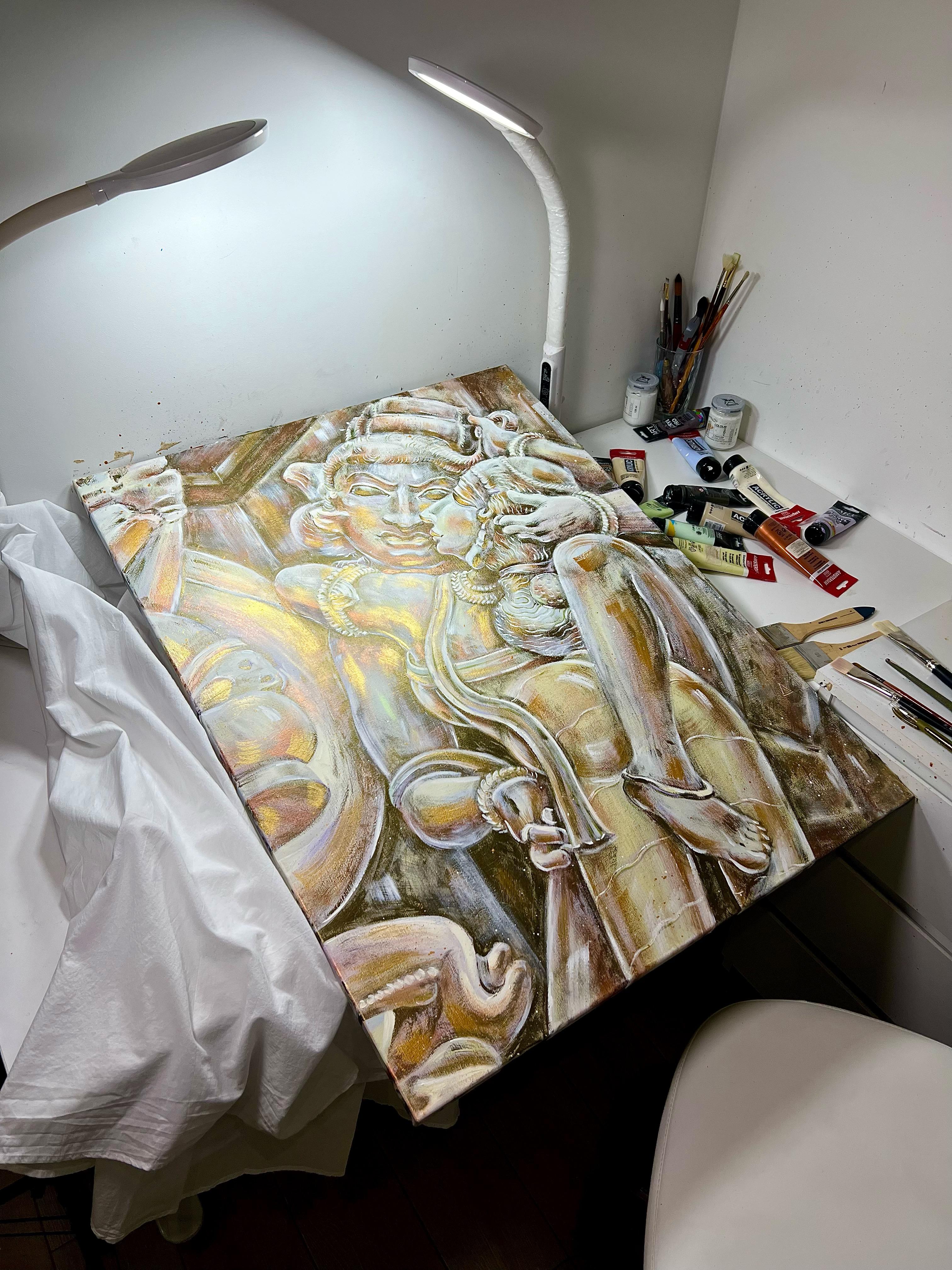 Au-delà du temps - Painting de AreiRa