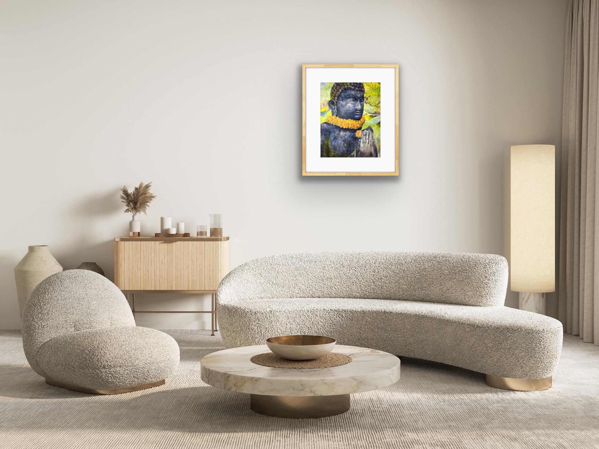 Buddha of light - Painting by AreiRa