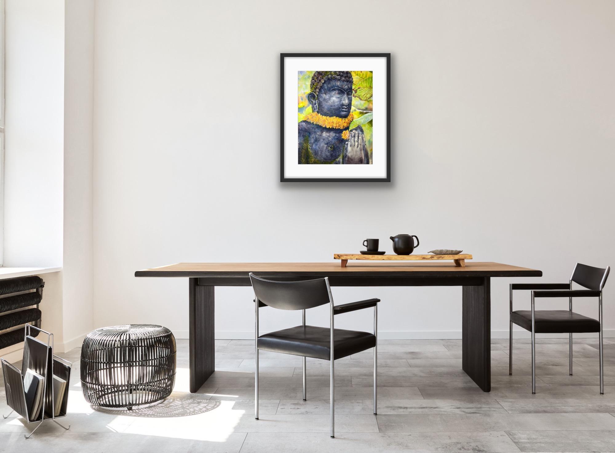 Buddha of light - Abstract Painting by AreiRa