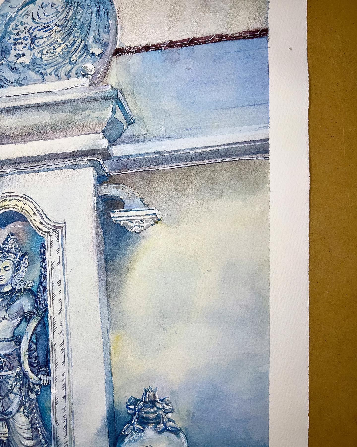 By the Bodhi Tree - Aesthetic Movement Painting by AreiRa
