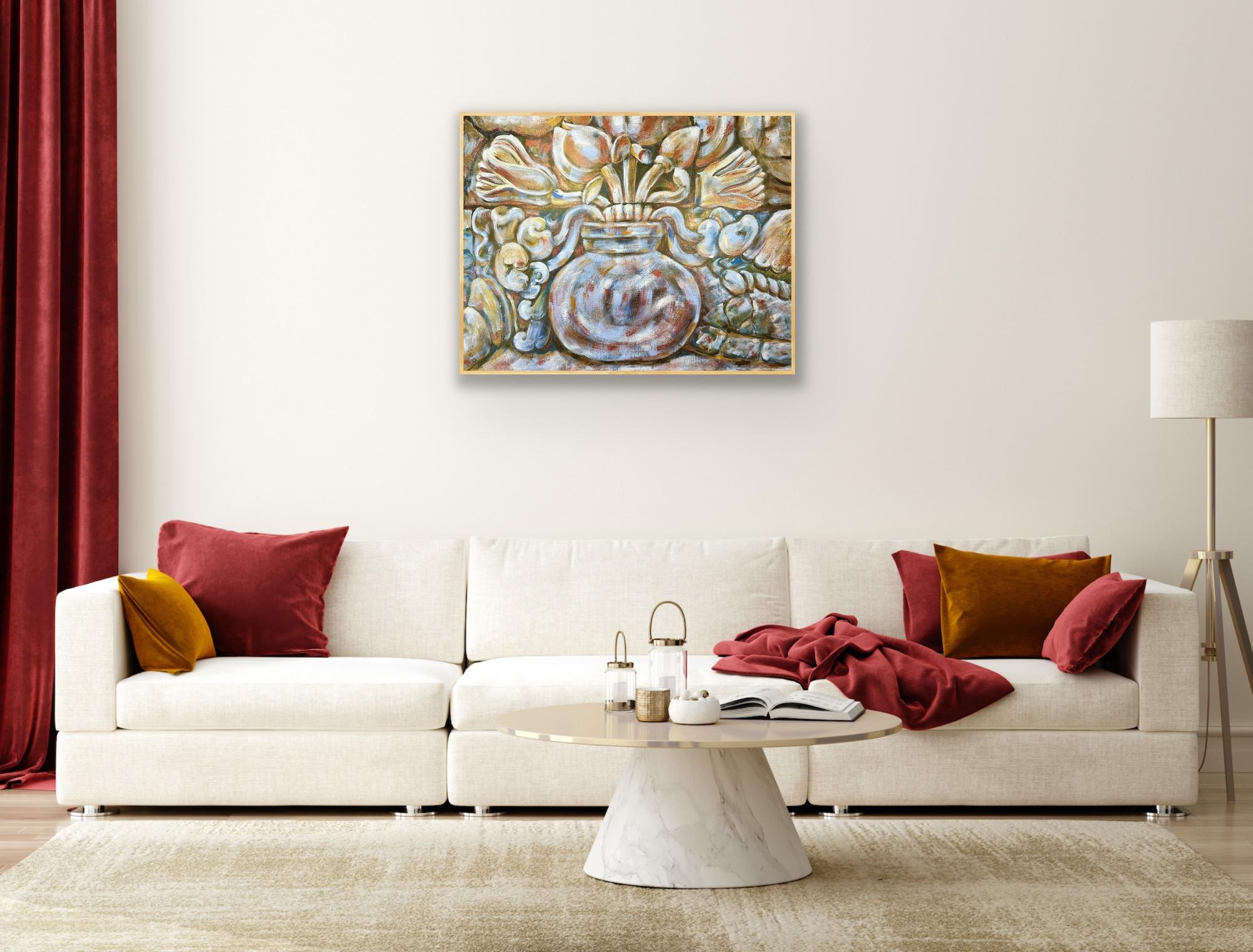 Une floraison sans fin - Mouvement esthétique Painting par AreiRa