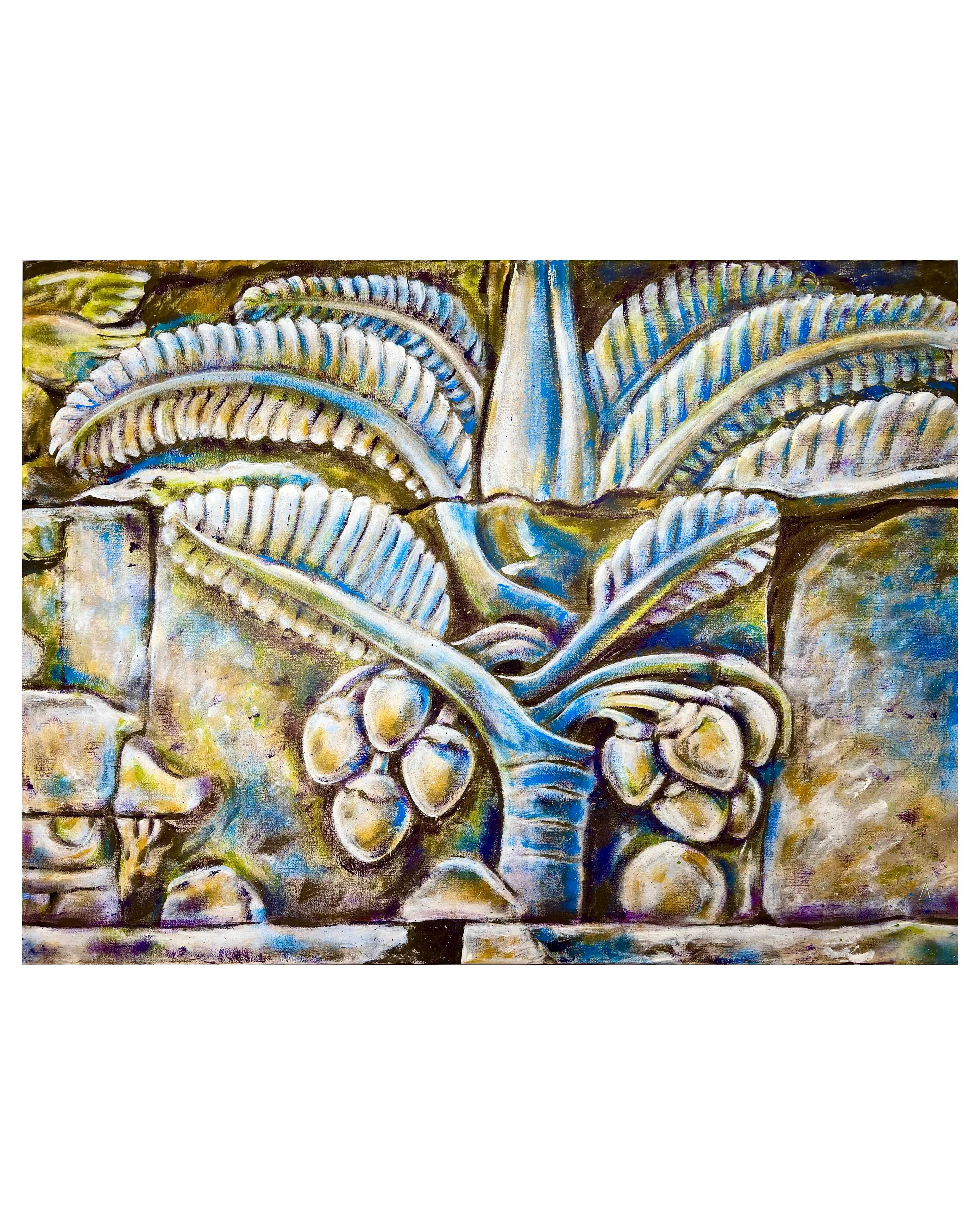 Flora of Borobudur temple. For Sale 10
