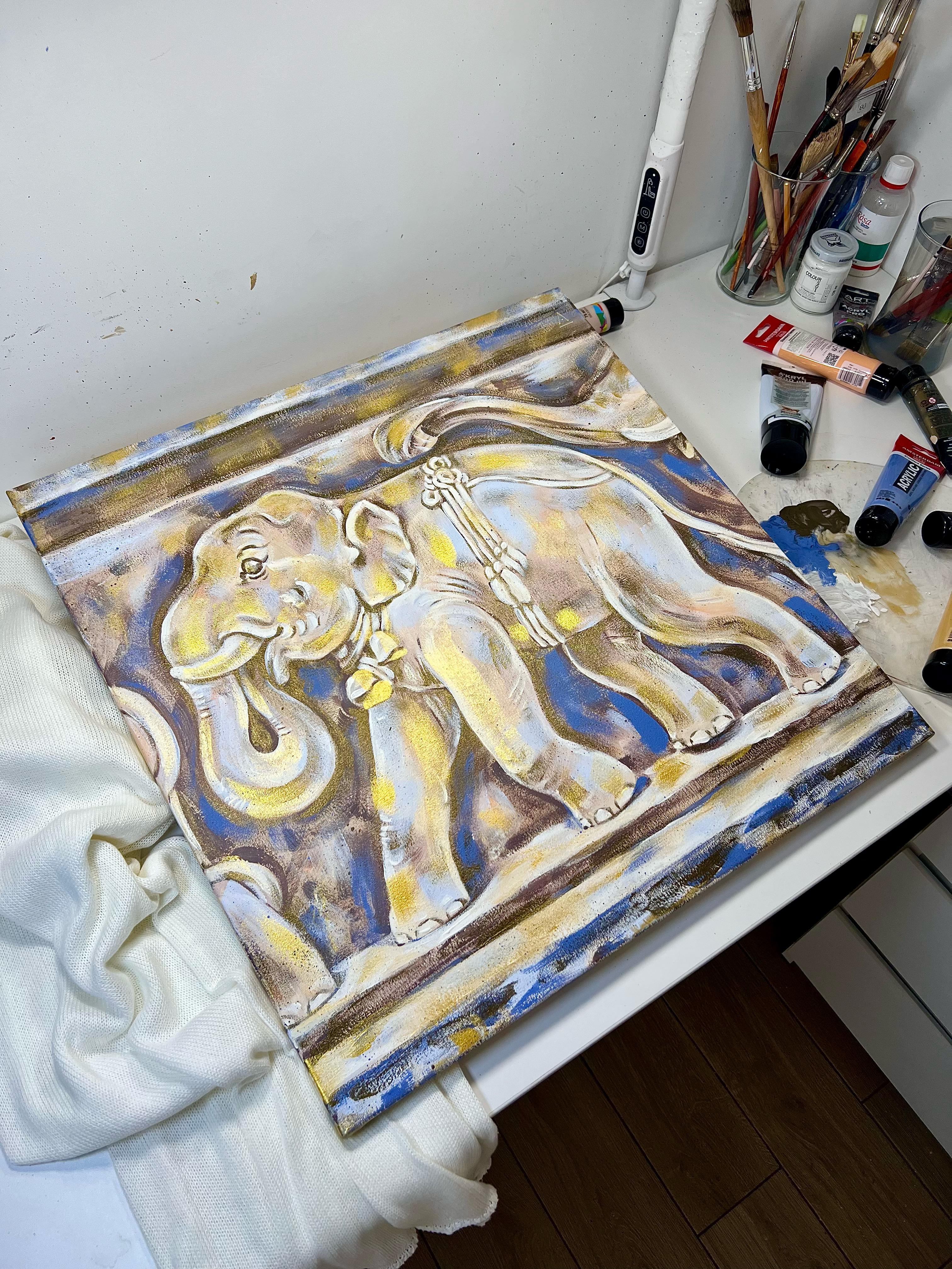 Golden Elephant Calf For Sale 3