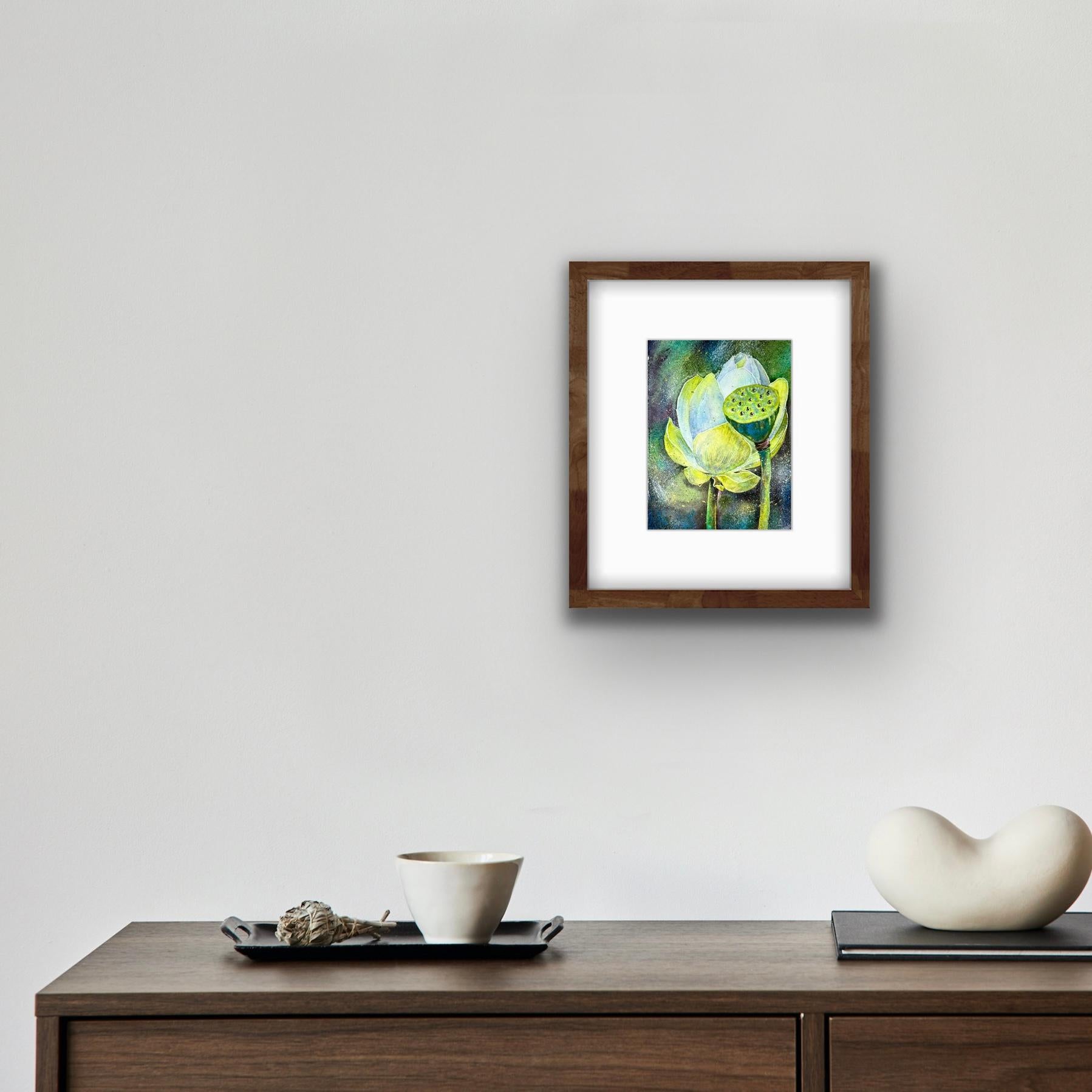 Shining Lotus. - Painting by AreiRa