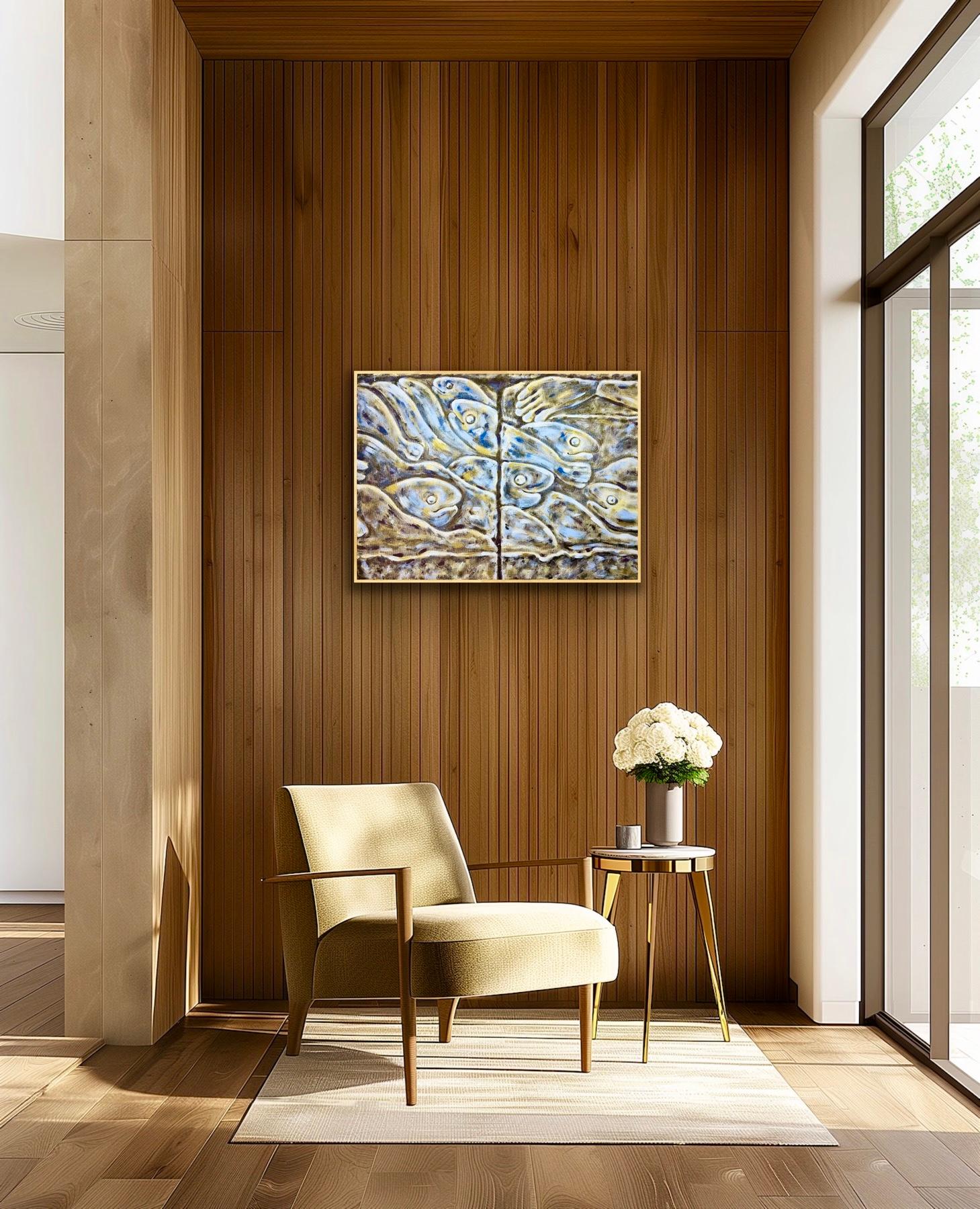 Steinfische – Painting von AreiRa