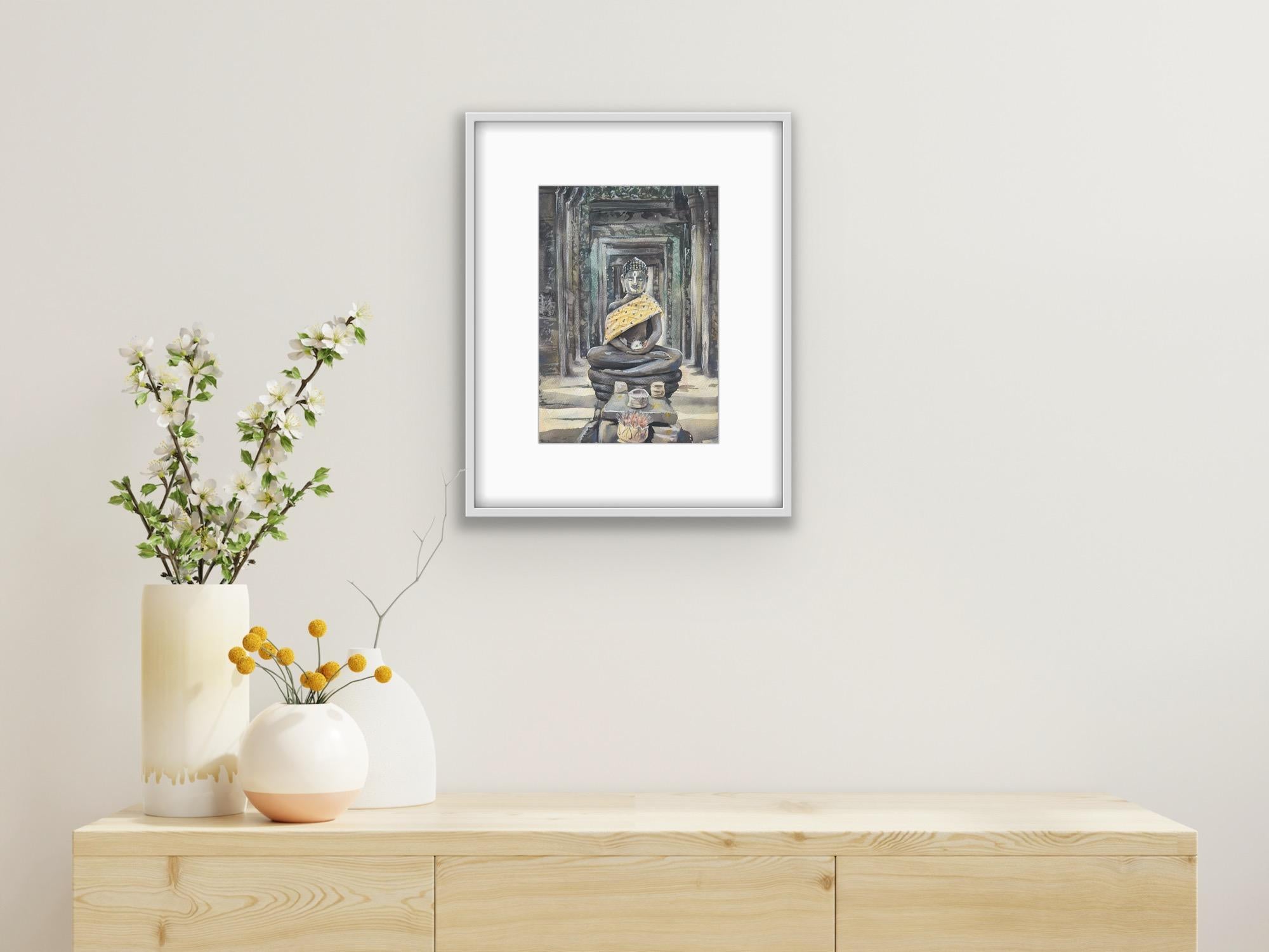 Sunny Buddha. - Painting by AreiRa