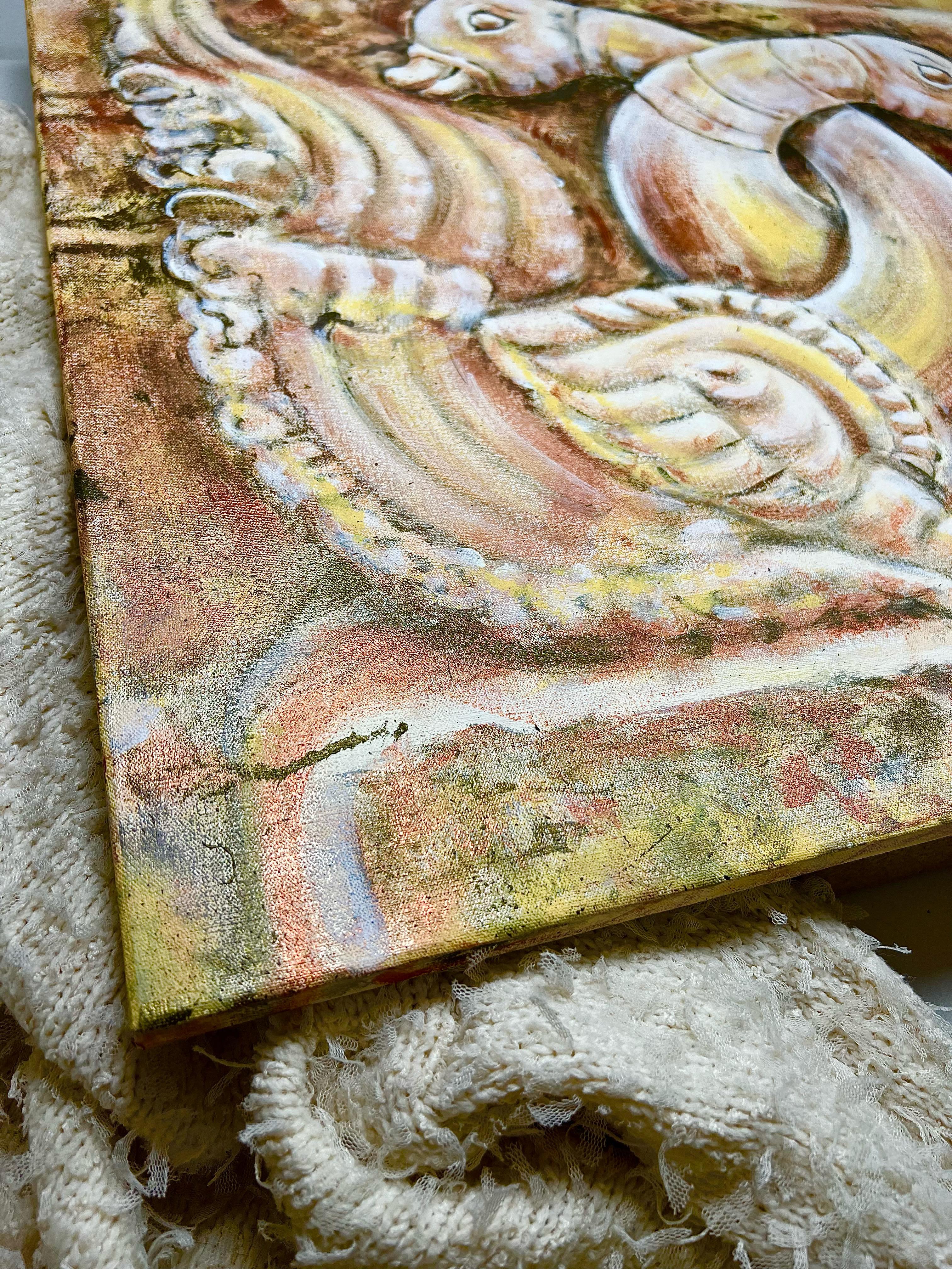 Swans. Ham and Sa. - Aesthetic Movement Painting by AreiRa