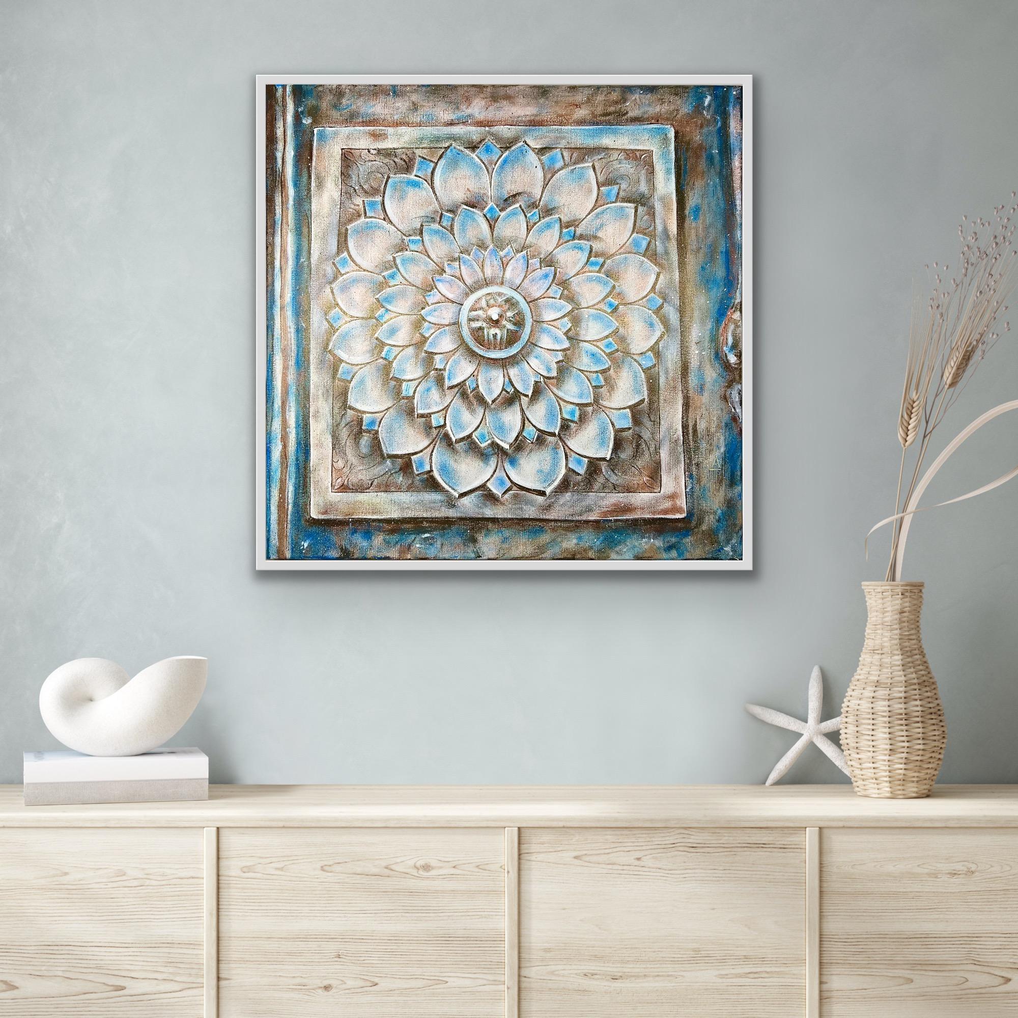 Tempel-Lotus. Farbenfroh. im Angebot 8
