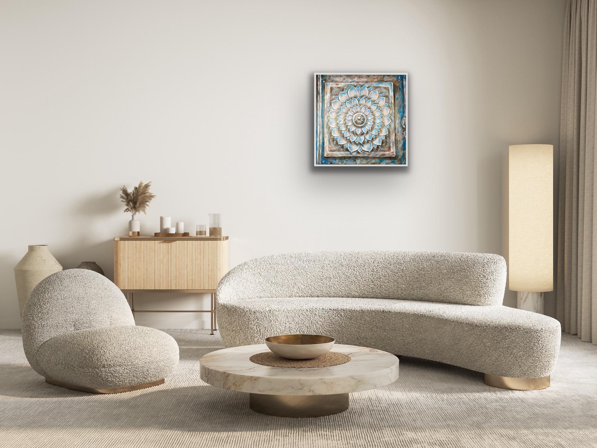 Tempel-Lotus. Farbenfroh. im Angebot 9