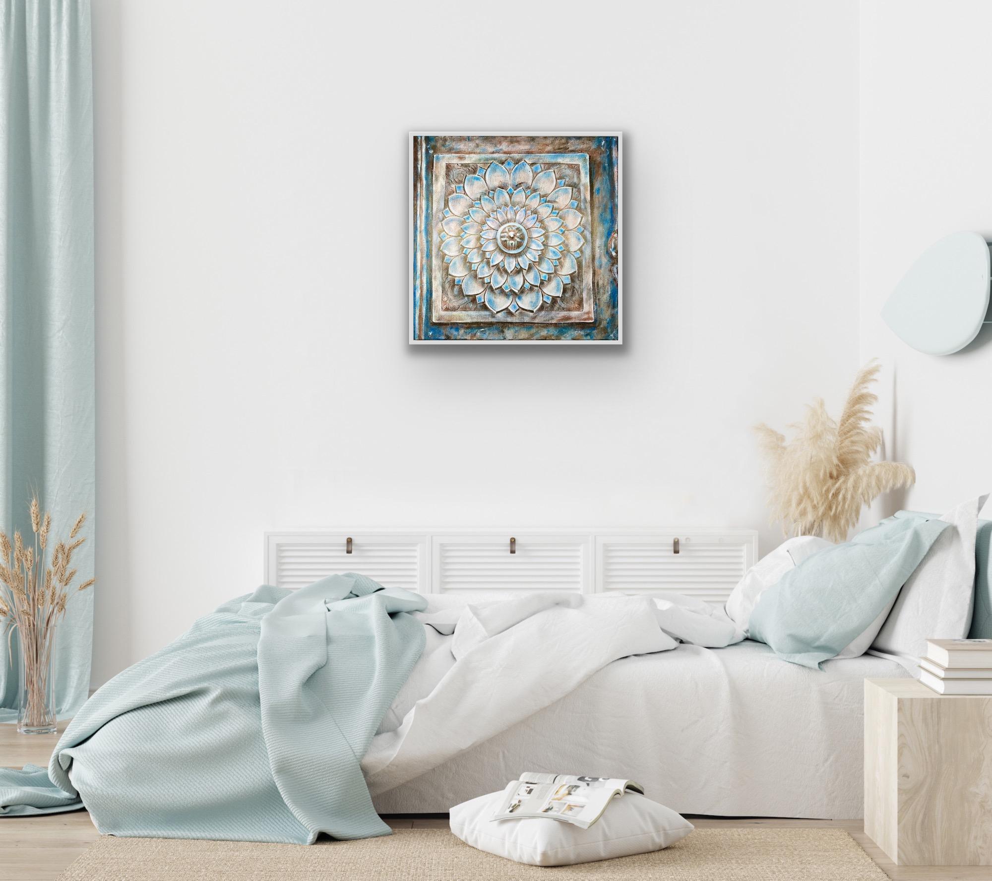 Tempel-Lotus. Farbenfroh. im Angebot 12
