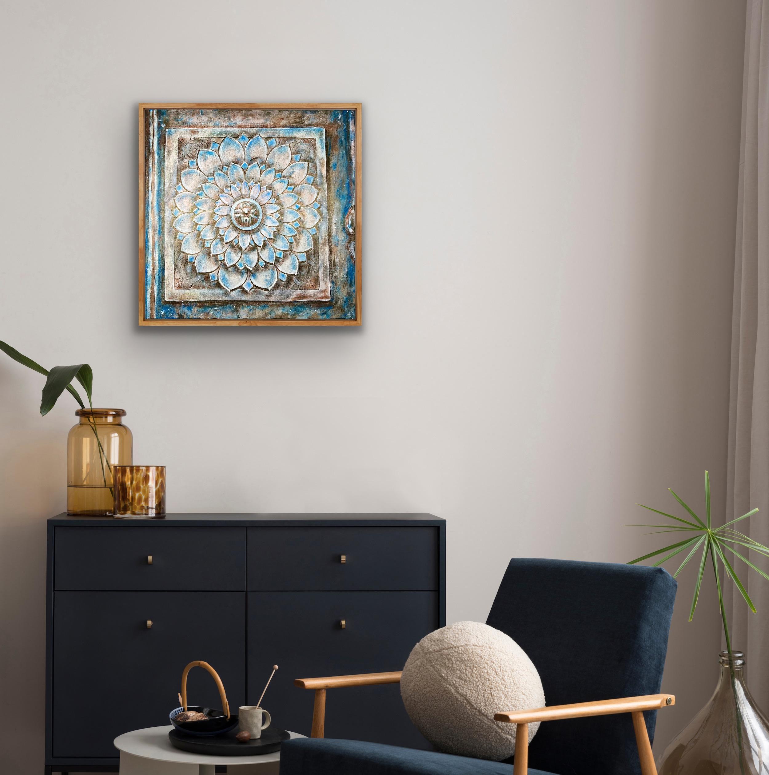 Tempel-Lotus. Farbenfroh. im Angebot 15