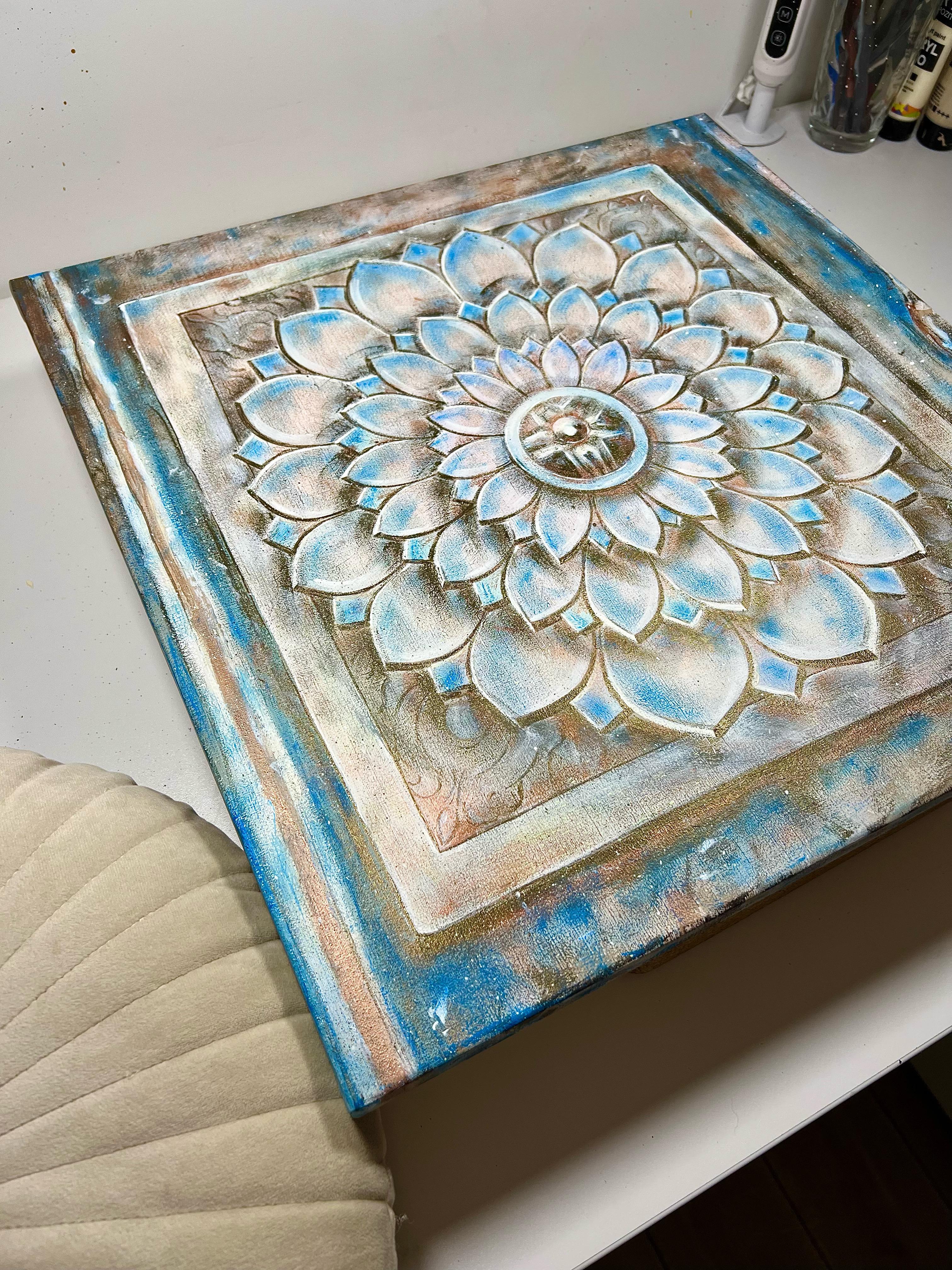 Tempel-Lotus. Farbenfroh. im Angebot 2