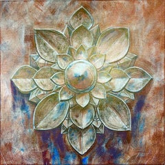 Temple lotus. Fiery.