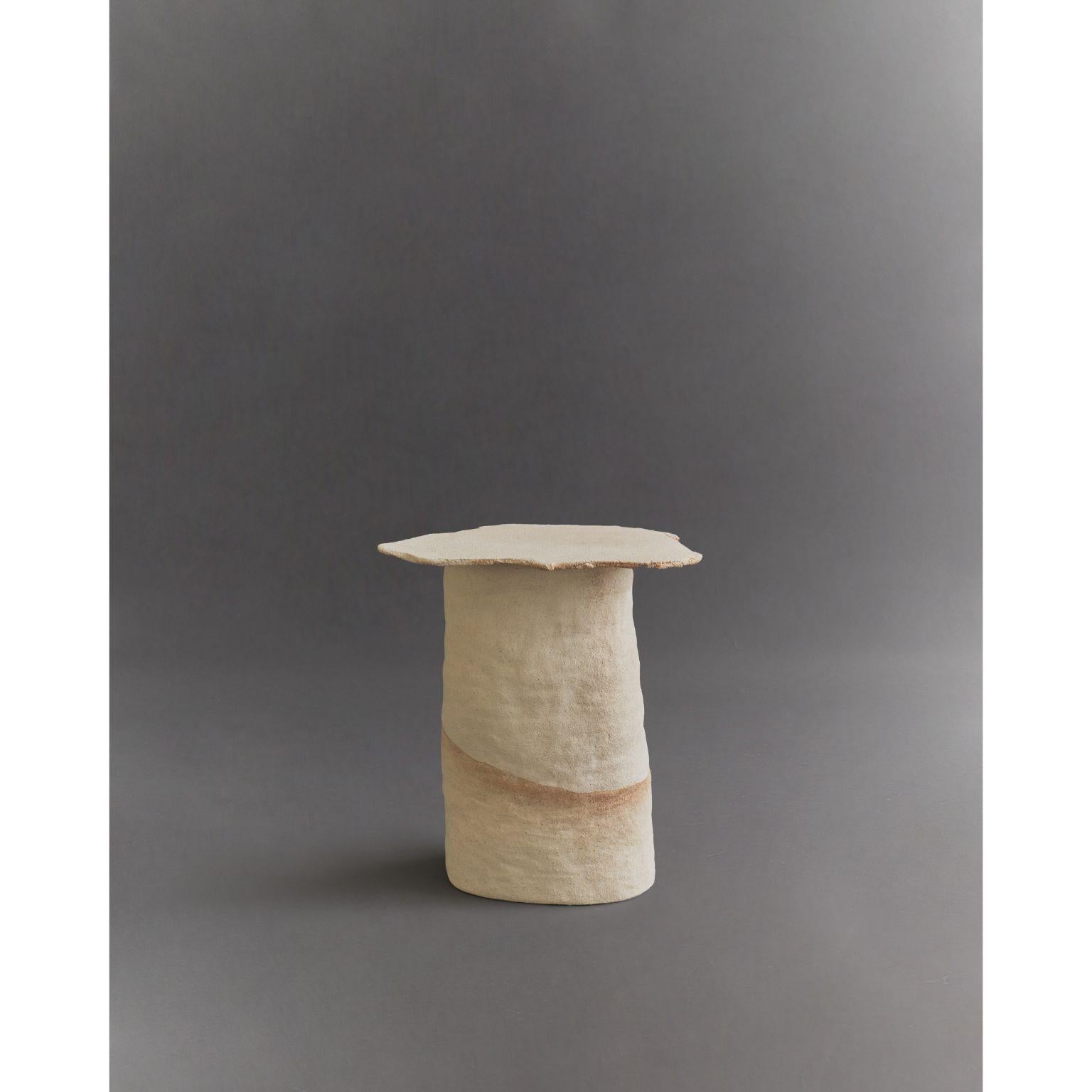 Post-Modern Arena Clay Side Table by Ombia For Sale