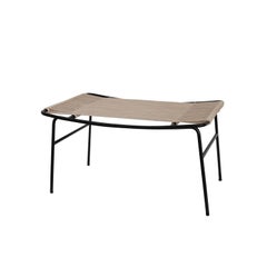 Tabouret Arena en acier avec tressage de corde