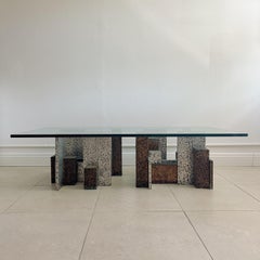 Arenson Studios 1970's Brutalist Coffee Table