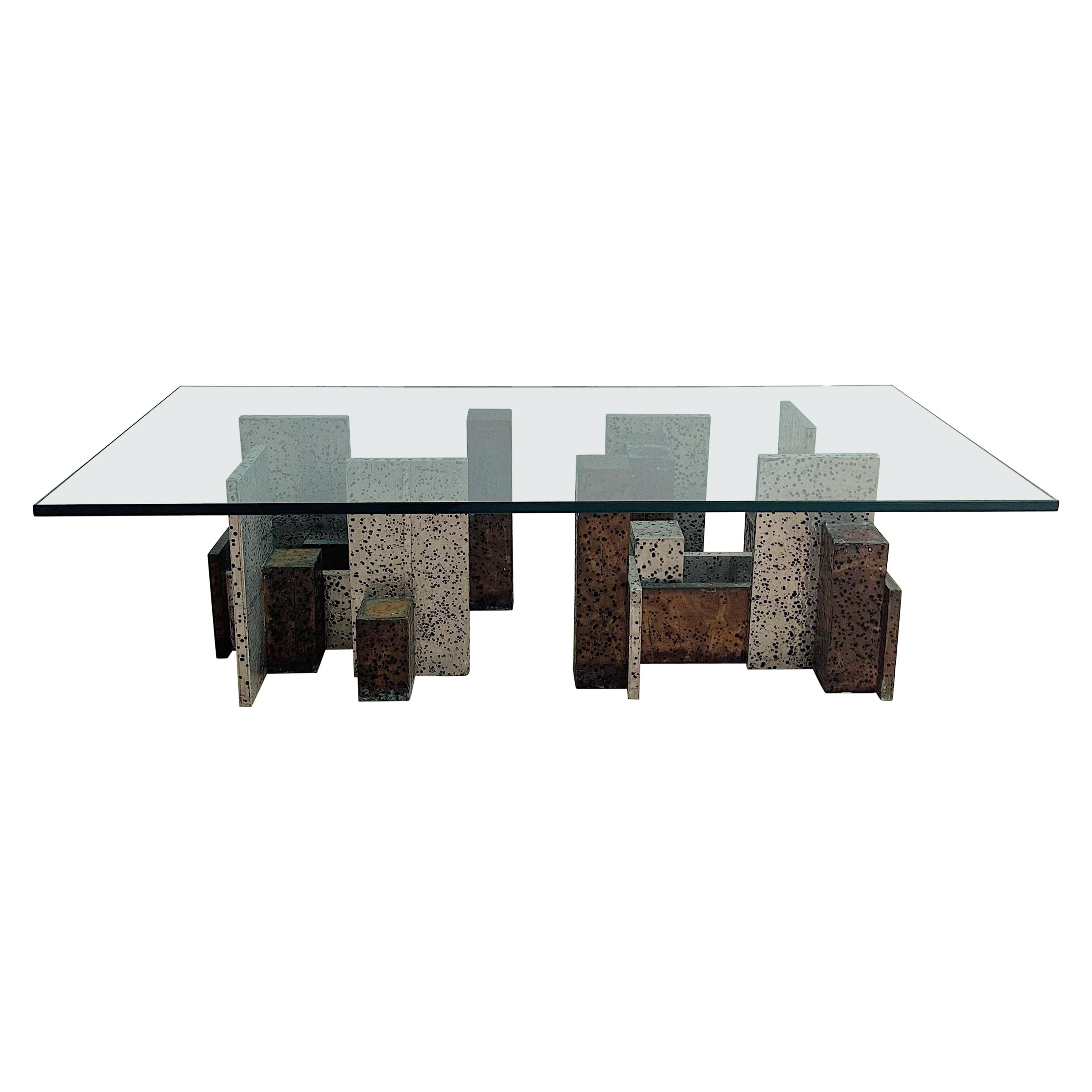Arenson Studios 1970's Brutalist Coffee Table