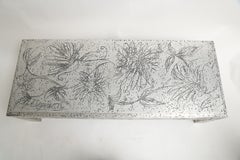 Arenson Studios Metal Clad Parsons Coffee Table