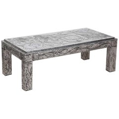 Used Arenson Studios of West Palm Beach USA Coffee Table 1979 Aluminium