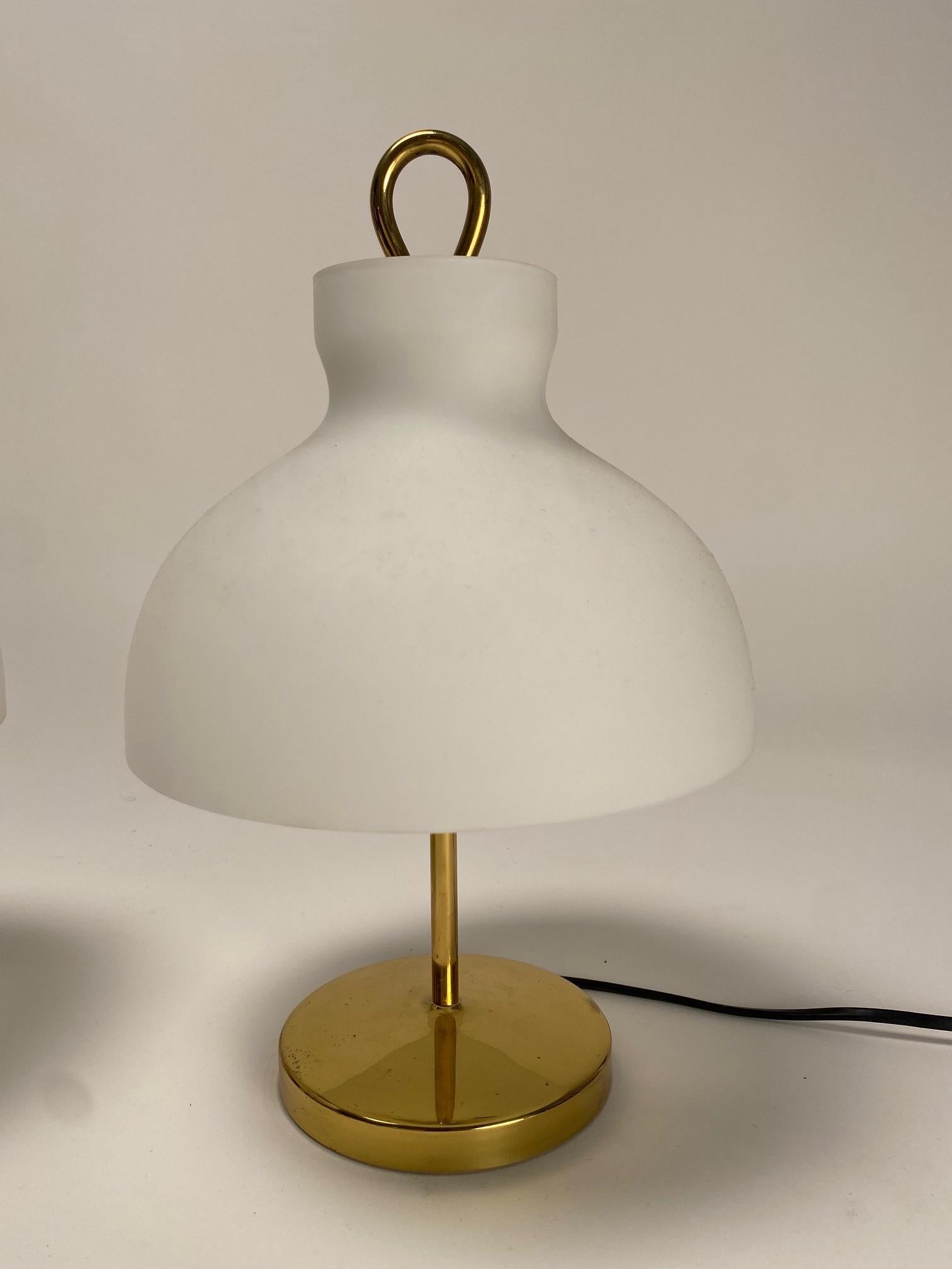 Mid-Century Modern Arenzano Table Lamps by Ignazio Gardella for Azucena, Italy 1956 (First Edition)