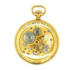 Areowatch Neuchatel Skeleton Pocket Watch