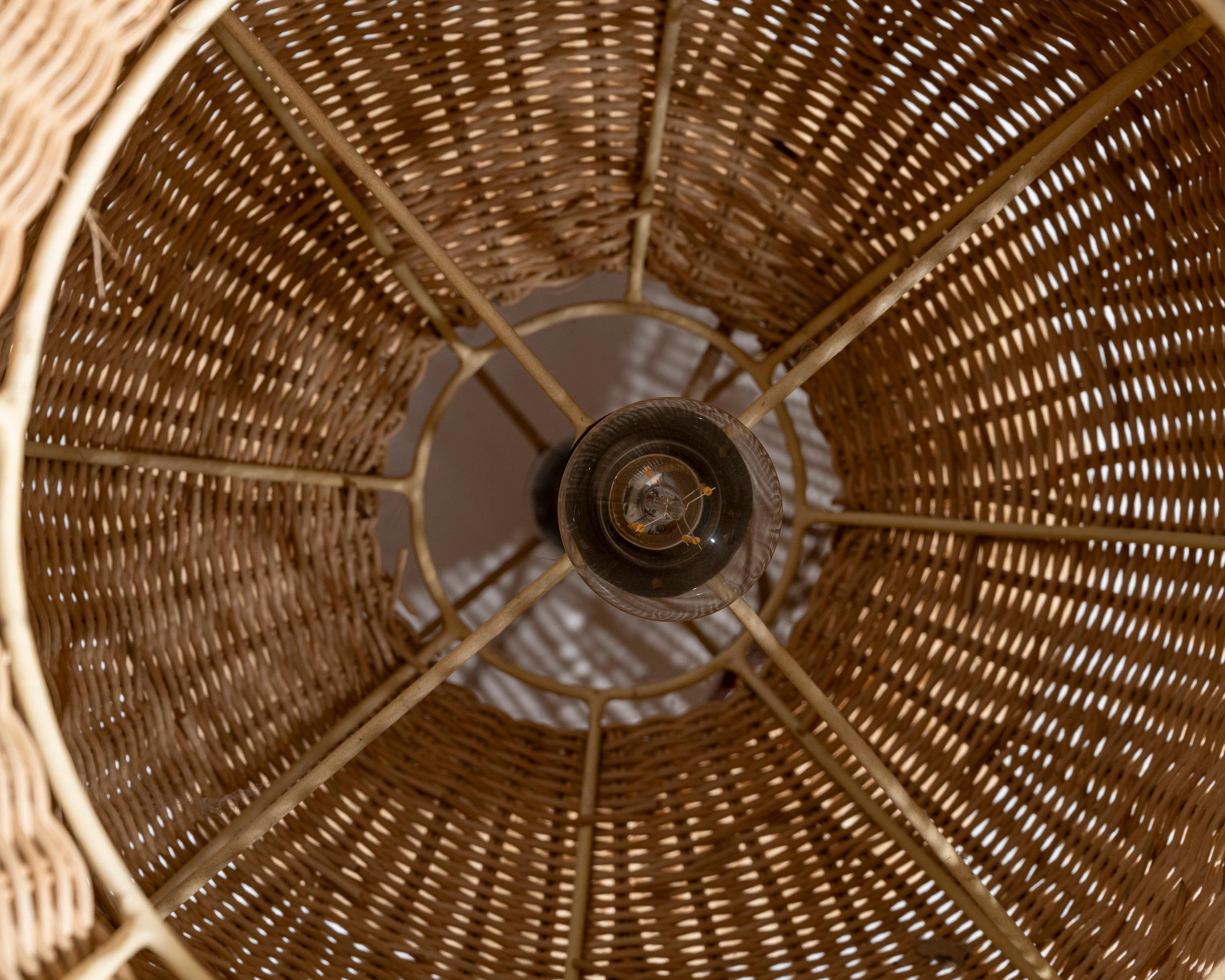 Ares-Säule aus Rattan im Angebot 4