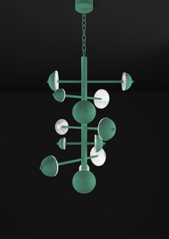 Lustre en métal Ares Freedom Green par Alabastro Italiano
