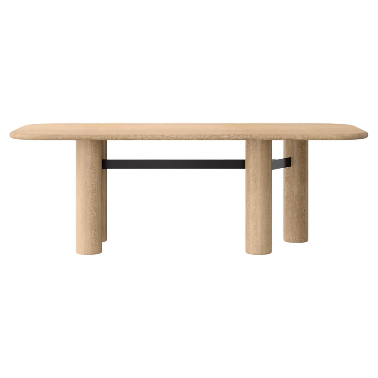 Table en chêne naturel ARES