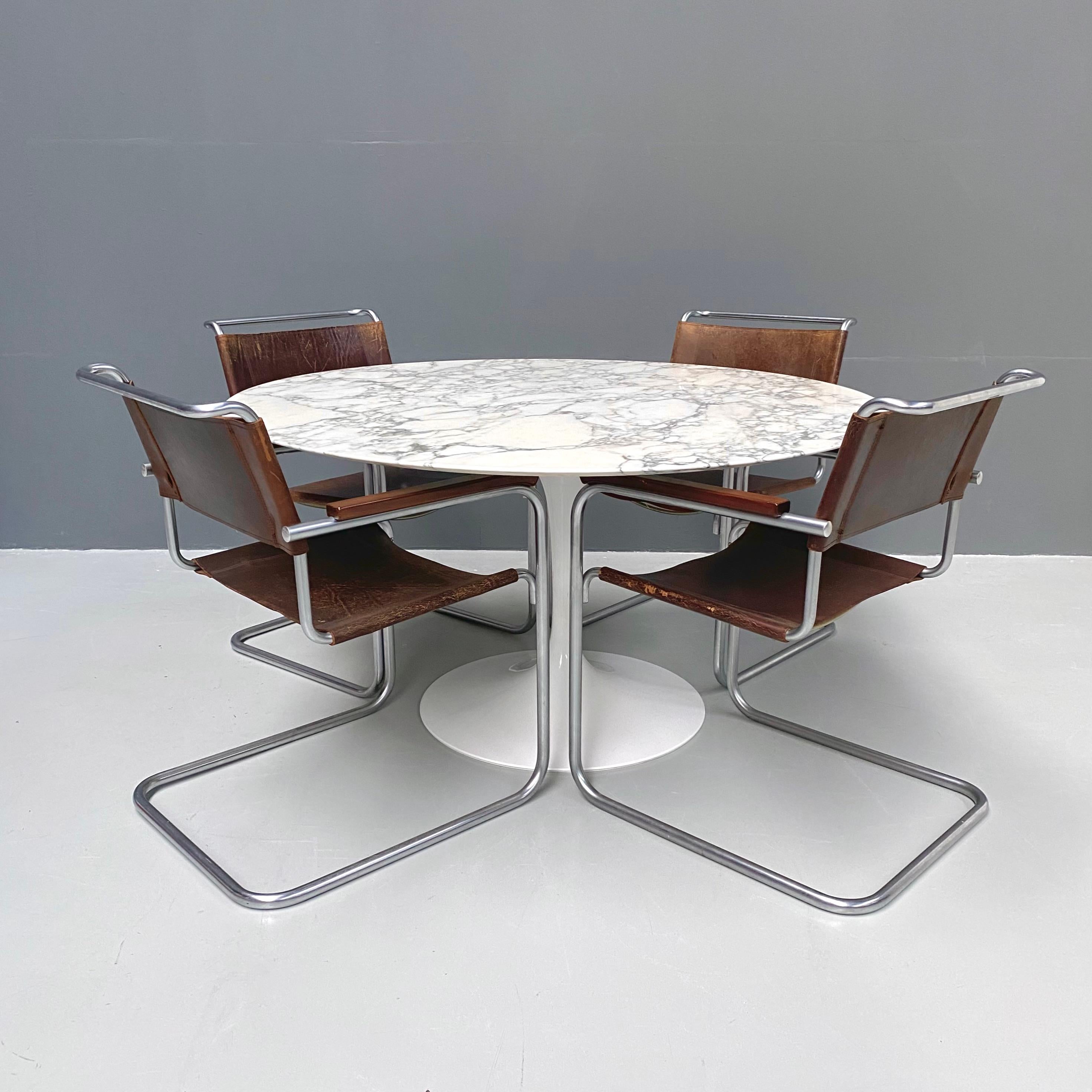 Aresbescato Esstisch aus Marmor von Eero Saarinen für Knoll Studio im Angebot 2