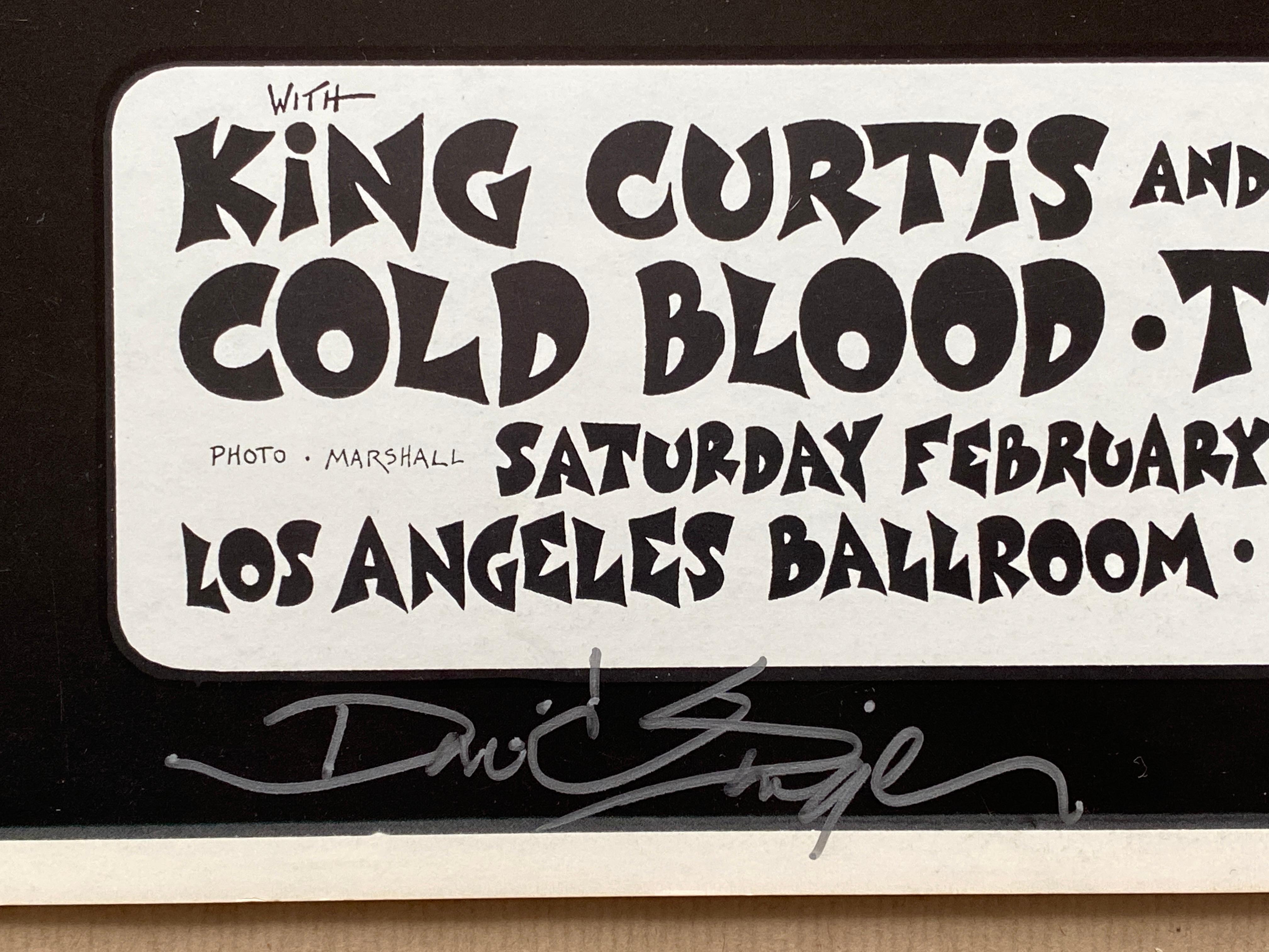Late 20th Century Aretha Franklin Original Uncut Printer's Proof Concert Poster, Los Angeles, 1971