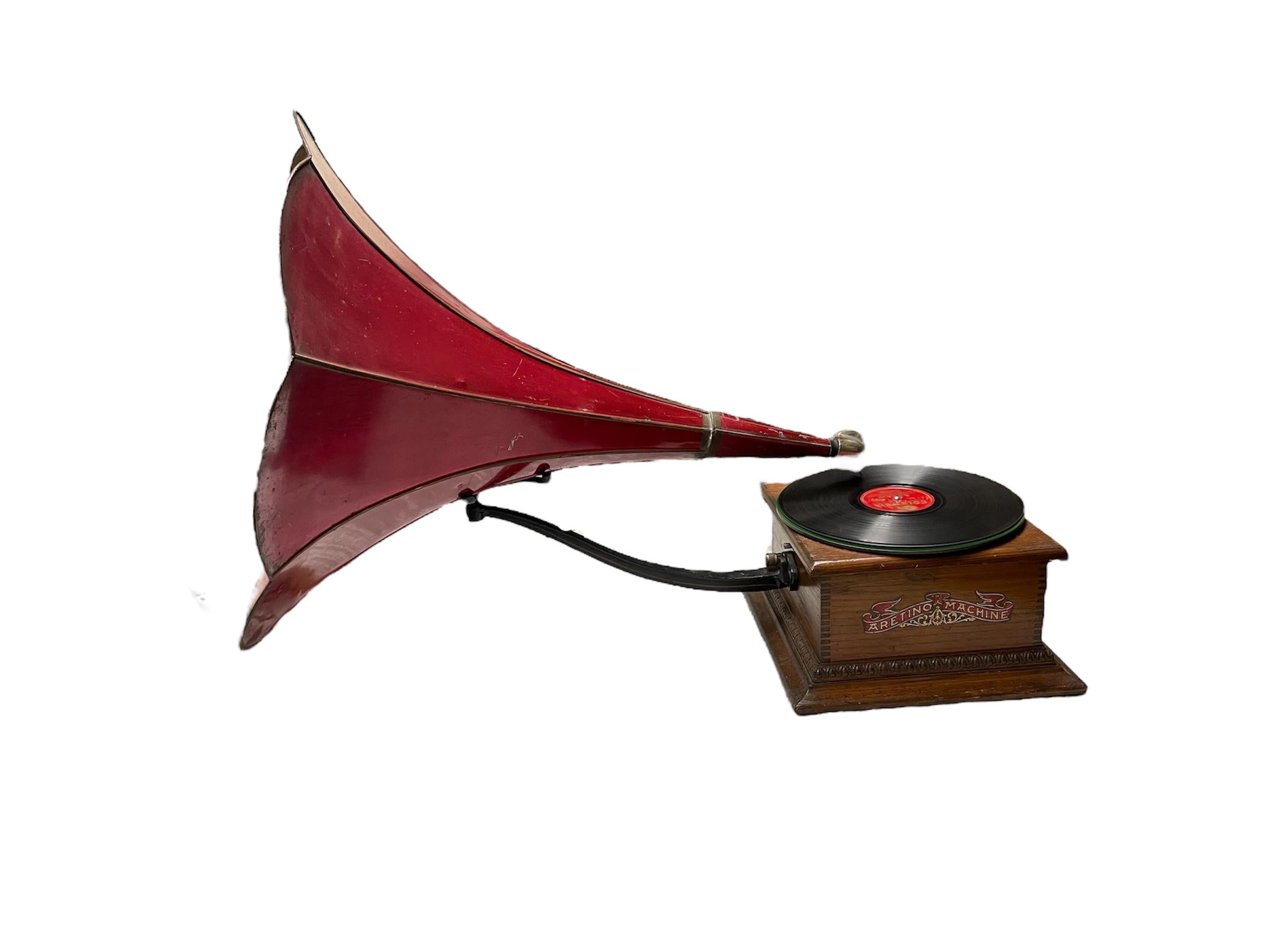 Phonographe à disque Aretino en vente 9