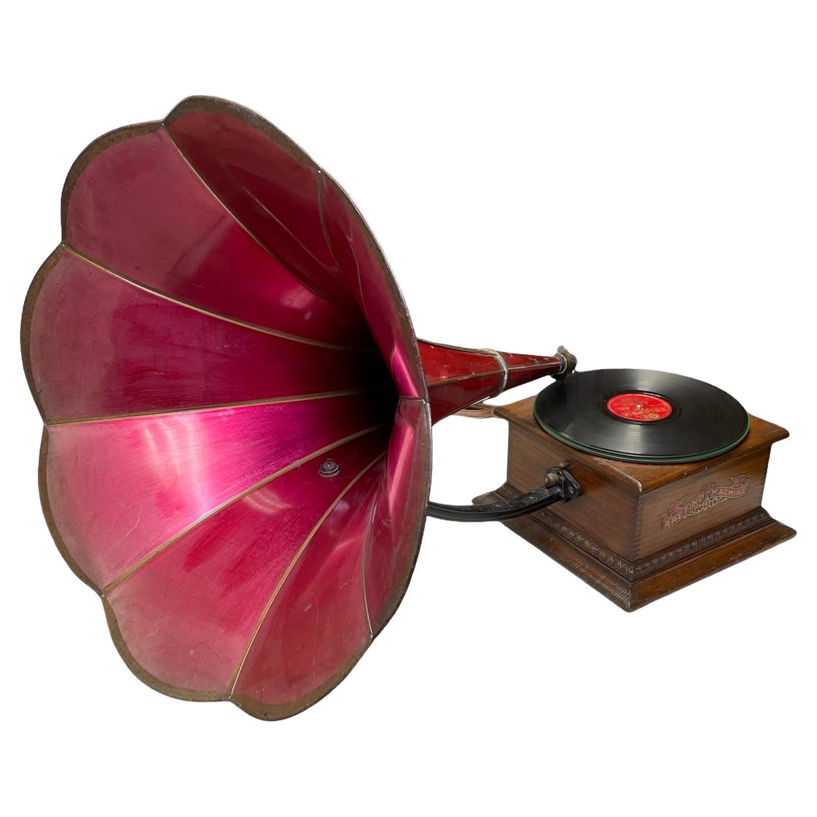 Aretino Scheibenmaschine Phonograph