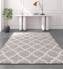 Arfa_Azalea Modern 5x8 Ft Rug Geometric Charcoal Slate Handmade Dhurrie Carpet (tapis moderne de 5x8 pieds)
