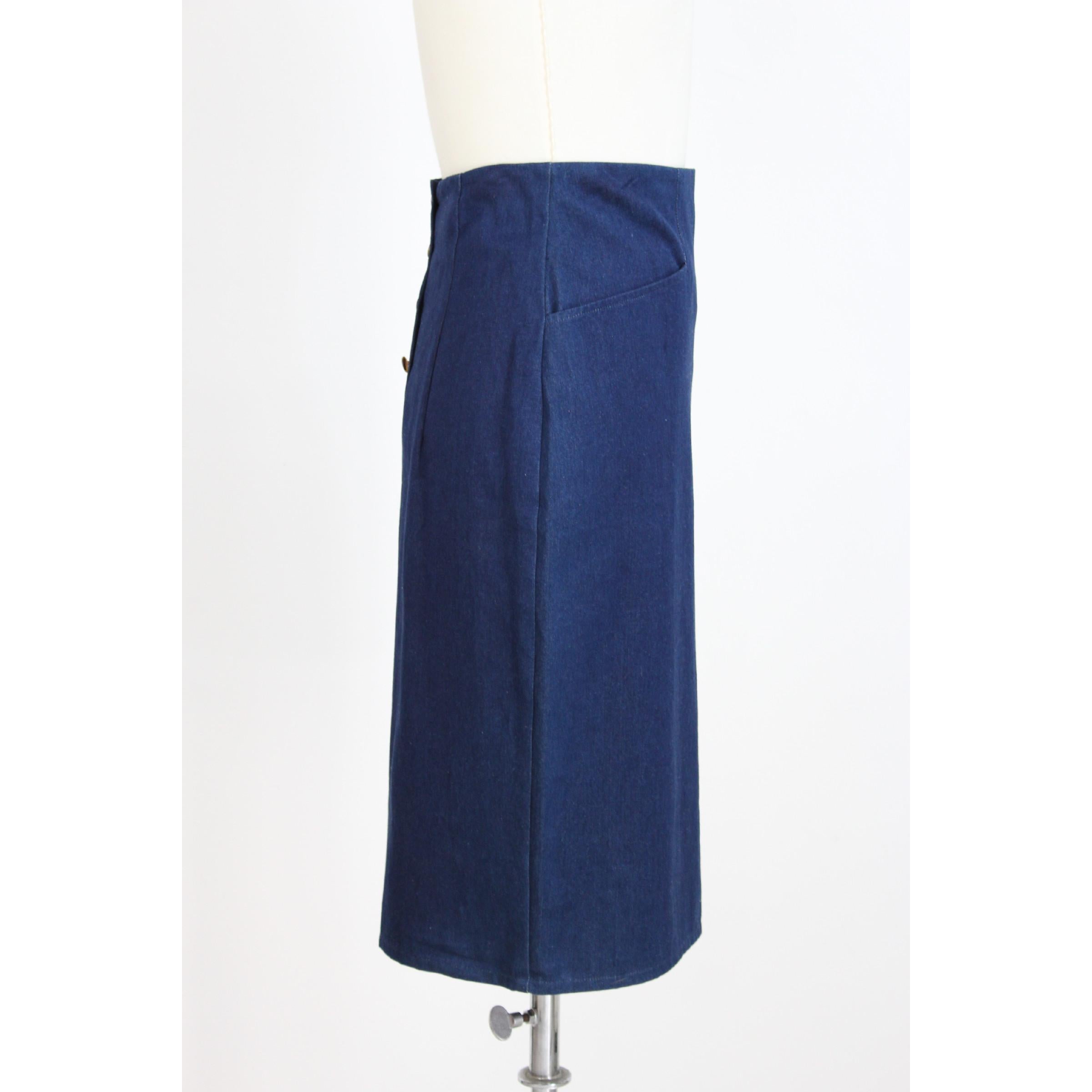 Women's Arfango Blue Denim Sheath Jeans Skirt For Sale