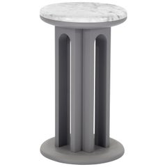 Arflex Arcolor 30cm Small Table in White Carrara Marble Top by Jaime Hayon