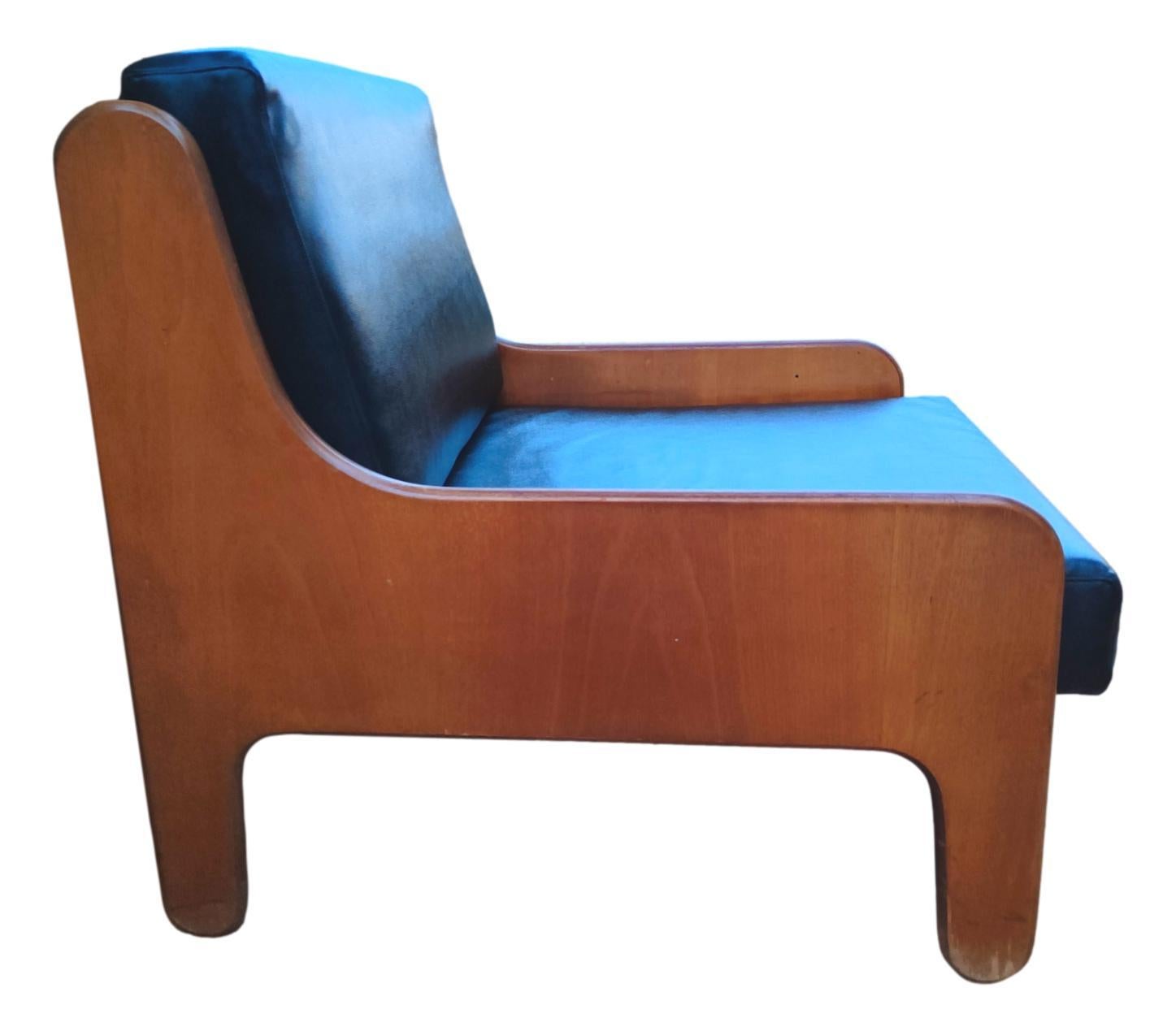 arflex armchair baronet model design marco zanuso 1964 In Good Condition For Sale In taranto, IT