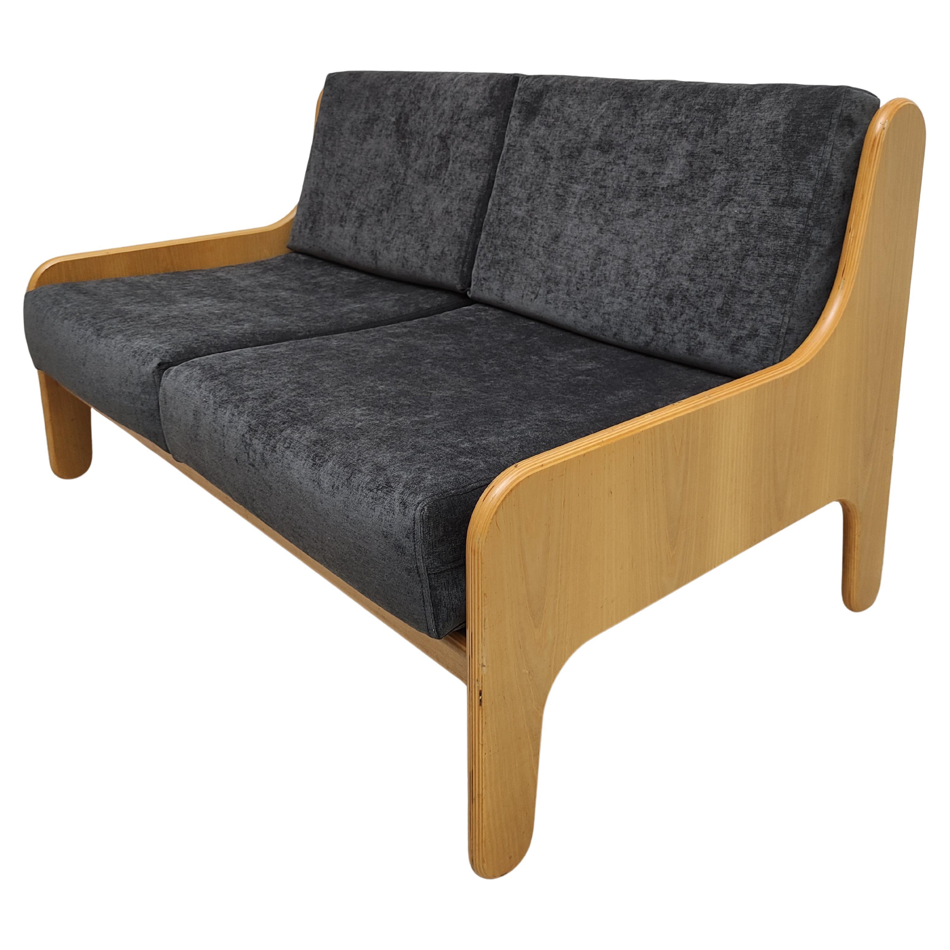 Arflex Baronette two seater sofà and easy chairby Marco Zanuso  For Sale