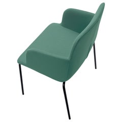 Arflex Brianza Chair with Armrest in Fabric and Metal by Claesson Koivisto Rune