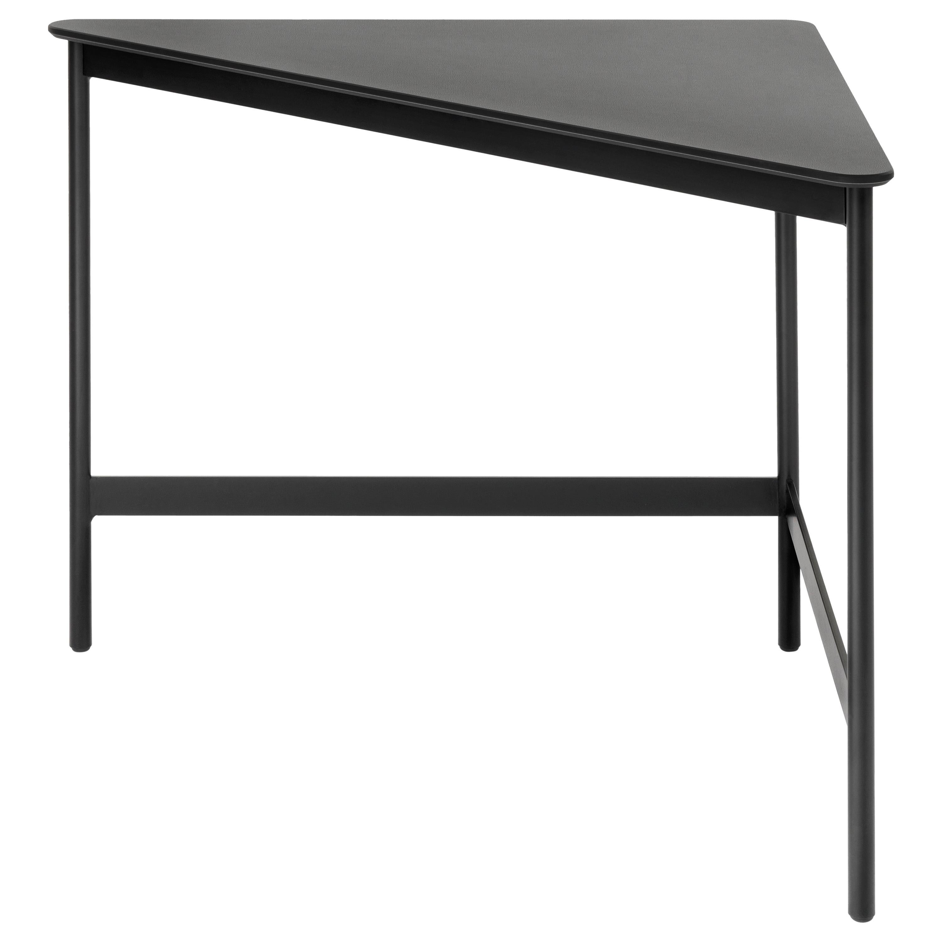 Arflex Capilano 55cm Small Table in Ceramic Tile & Black Base by Luca Nichetto For Sale