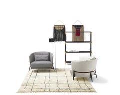 Arflex Cradle „Love Cushion“ Sessel in weißem Cherie-Stoff von Neri & Hu